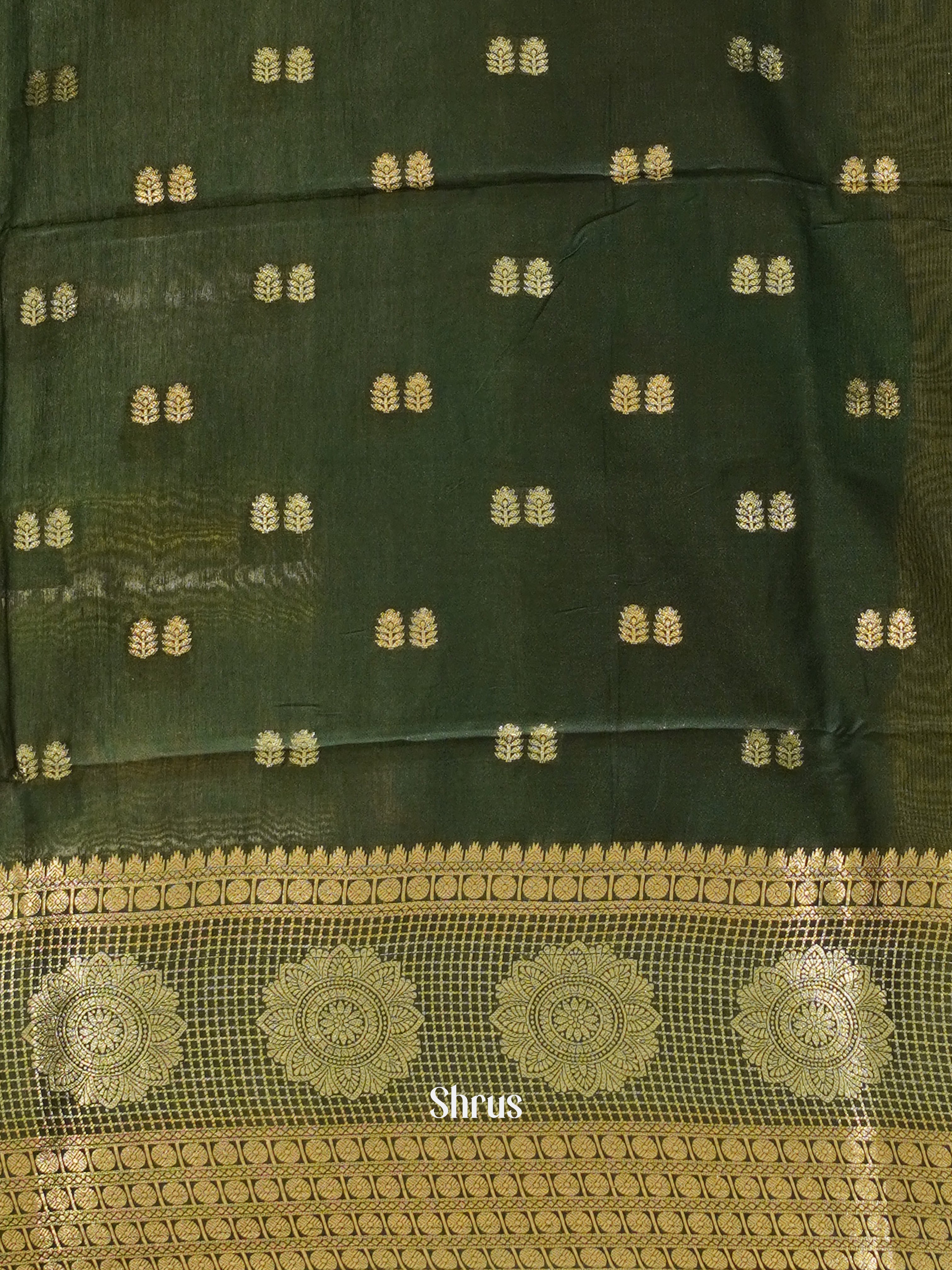 CDS27128 - Semi Silkcotton Saree - Shop on ShrusEternity.com