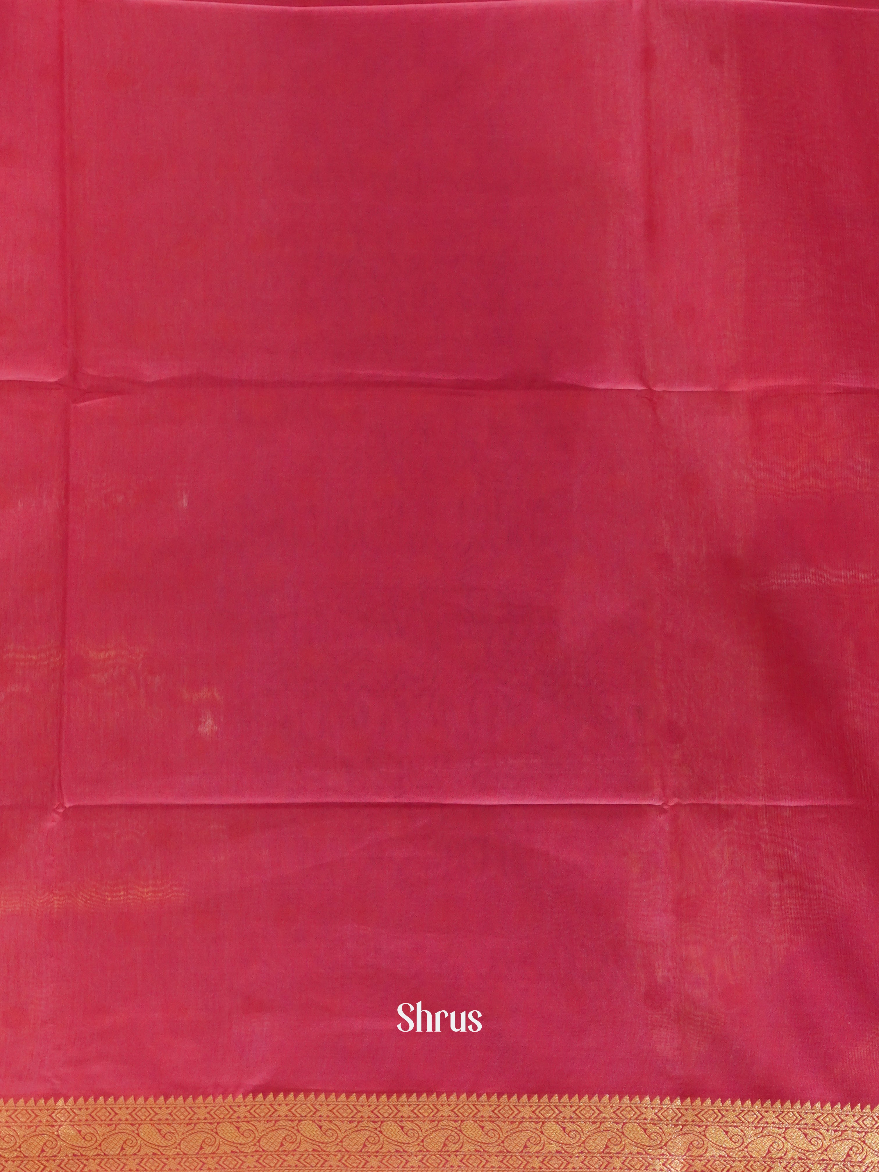 Baby Pink & Pink - Semi Silk Cotton saree - Shop on ShrusEternity.com