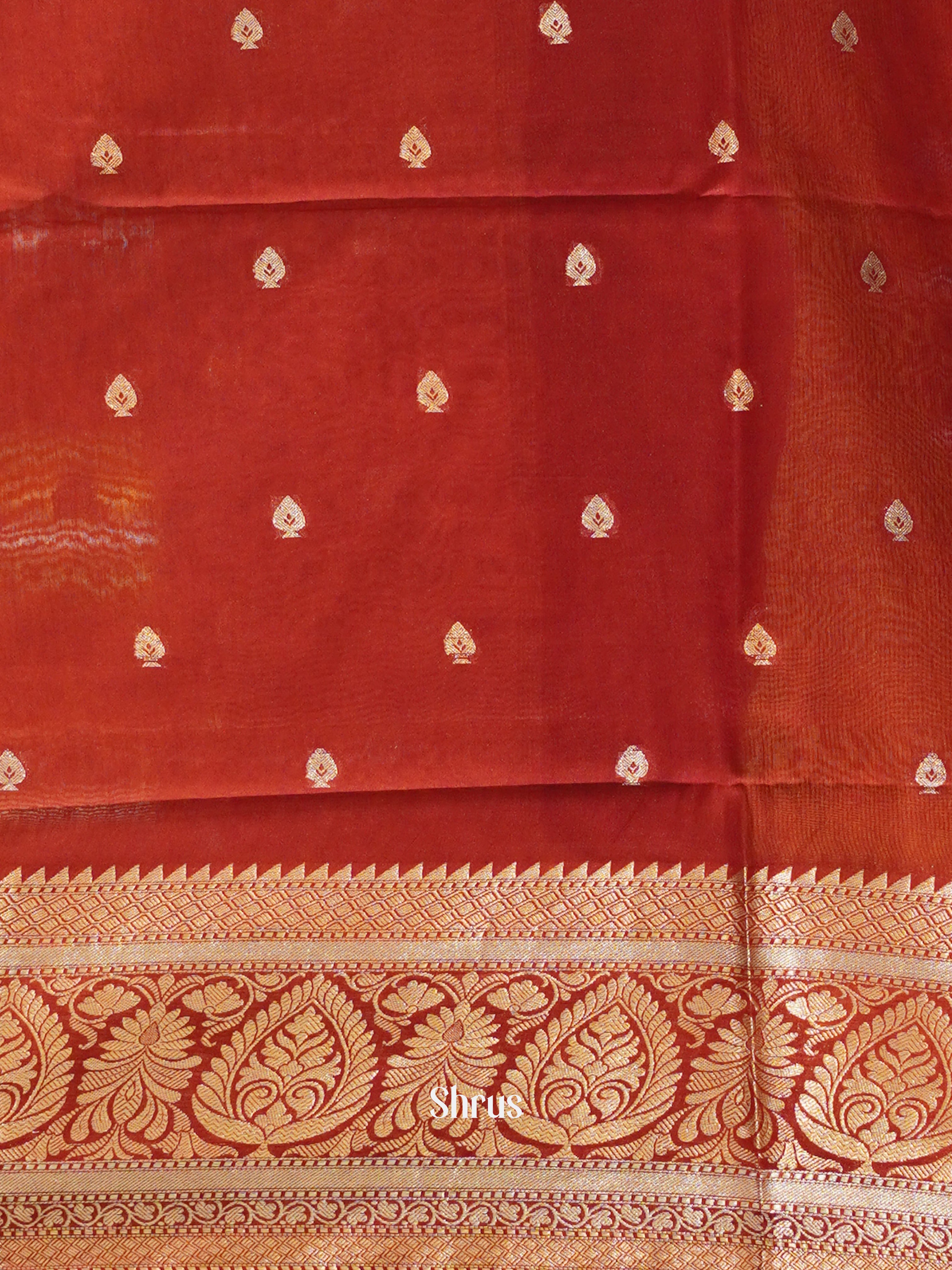 CDS27178 - Semi Silkcotton Saree - Shop on ShrusEternity.com