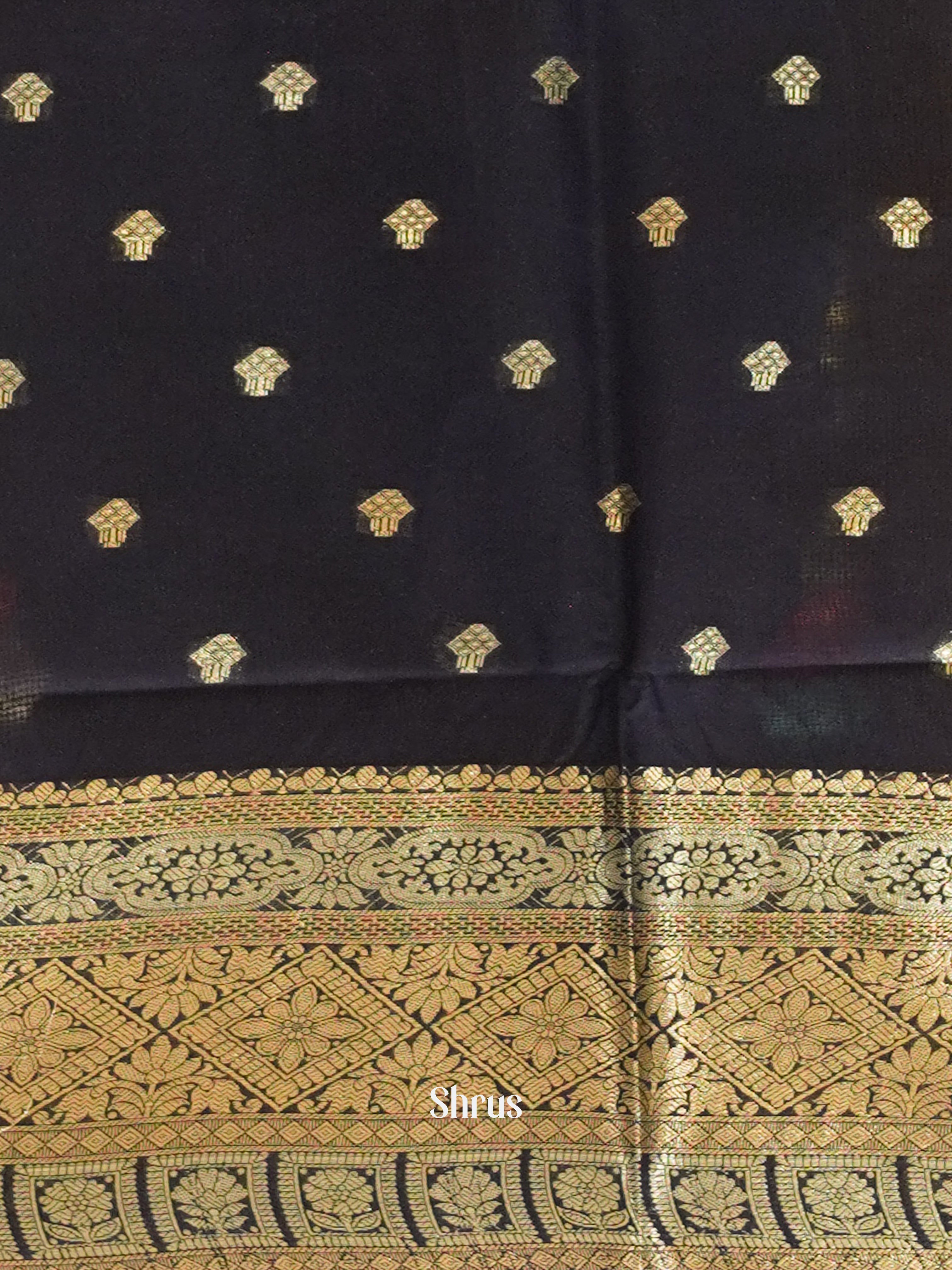 CDS27215 - Semi Silkcotton Saree - Shop on ShrusEternity.com