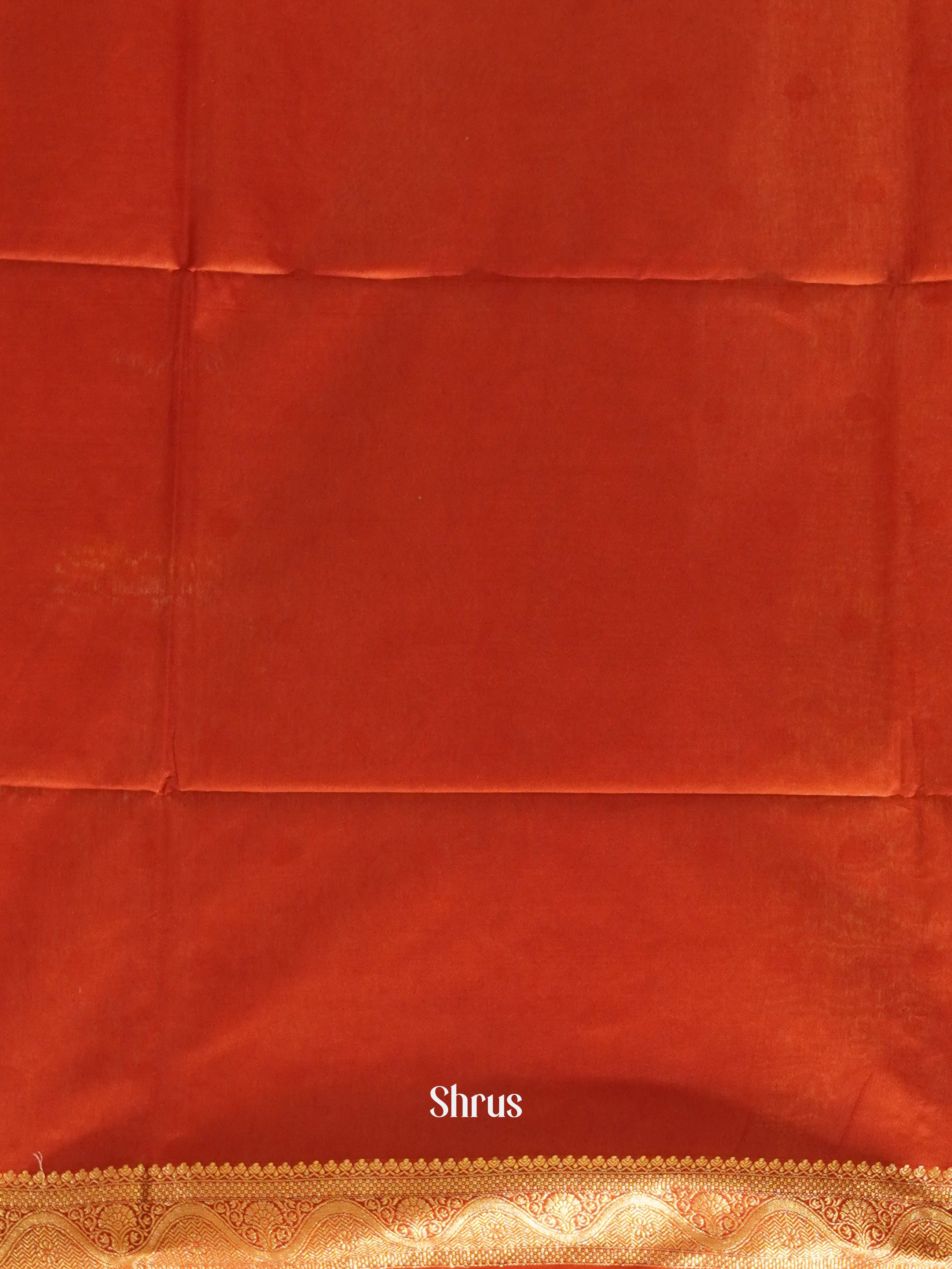 Elachi Green & Red - Semi Silk Cotton saree - Shop on ShrusEternity.com