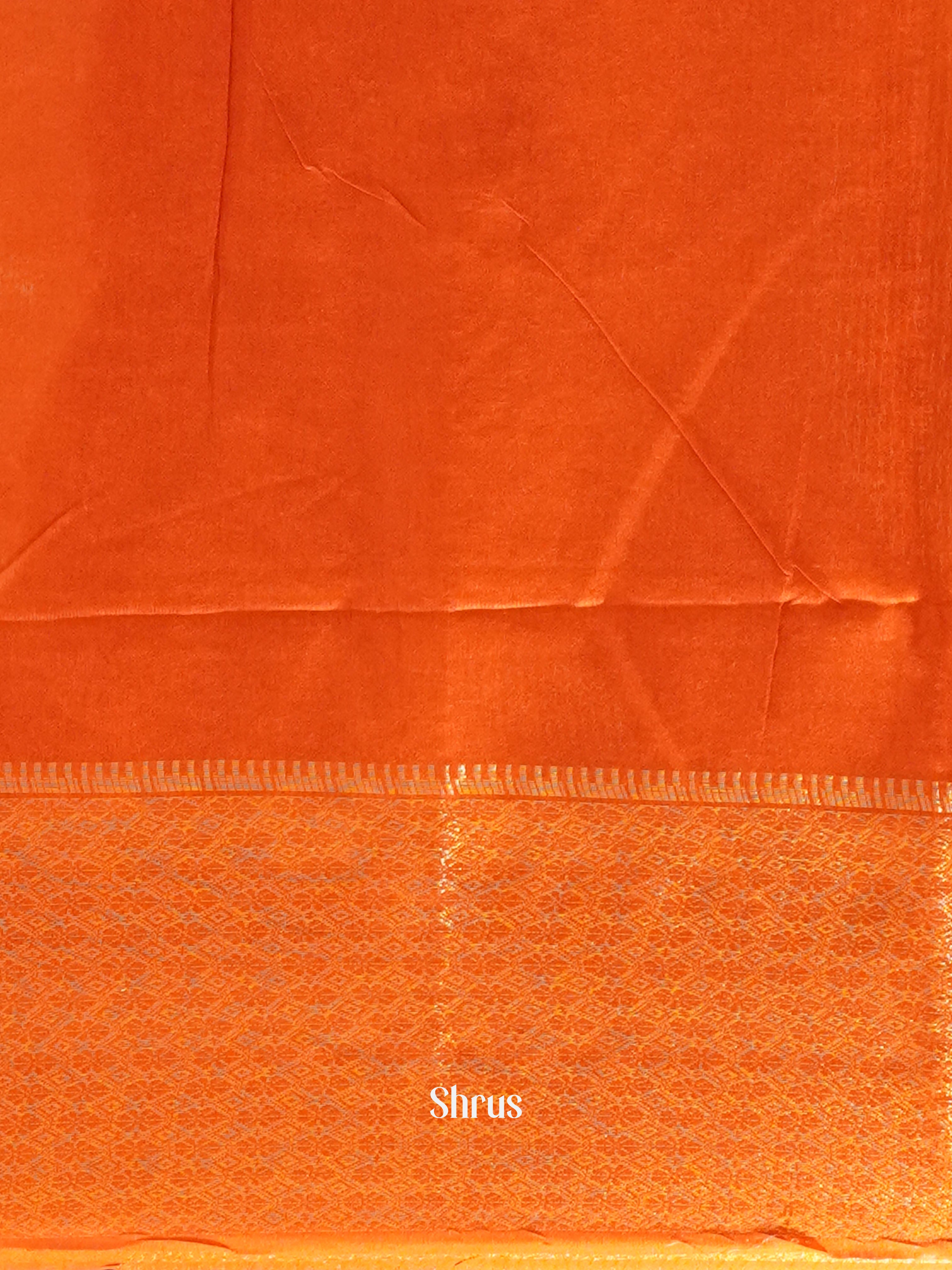 Cream & Red -Shibori Saree