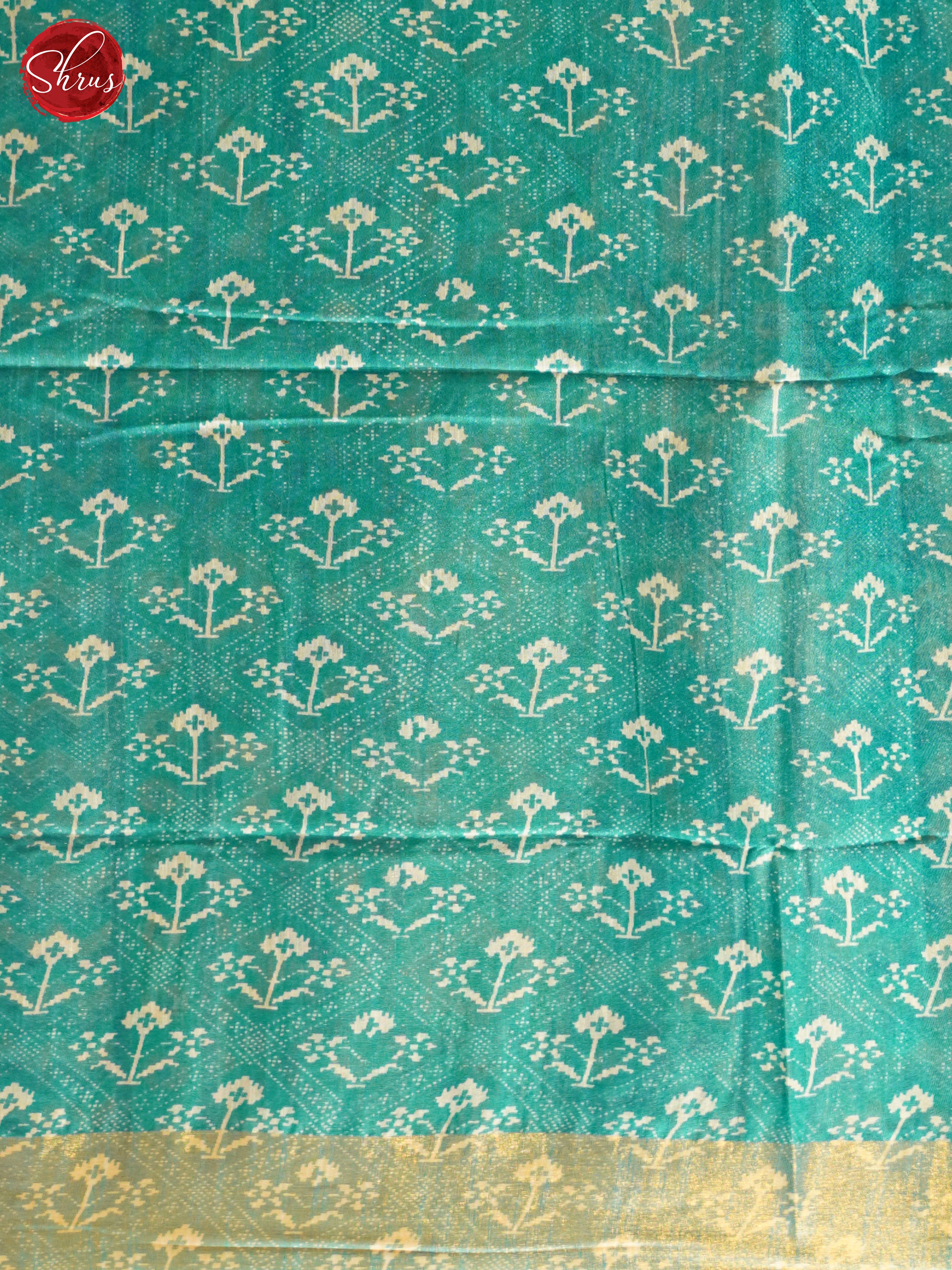 Lavender & Green - Semi Gicha Saree - Shop on ShrusEternity.com