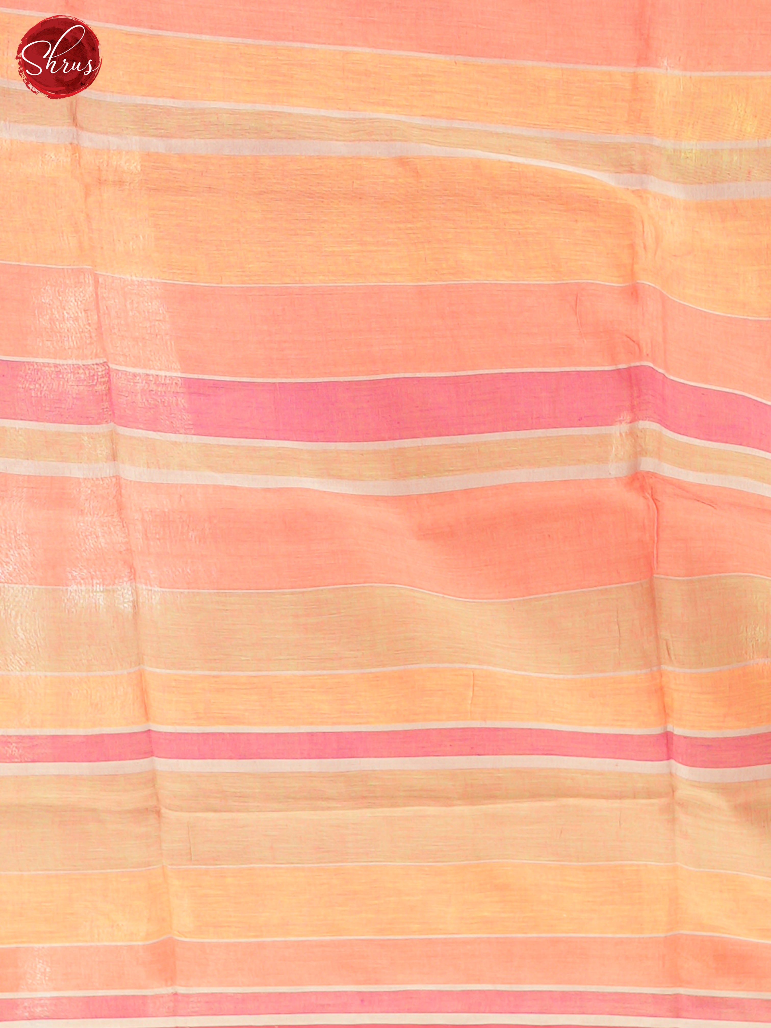 Cream & Pink - Linen Saree - Shop on ShrusEternity.com