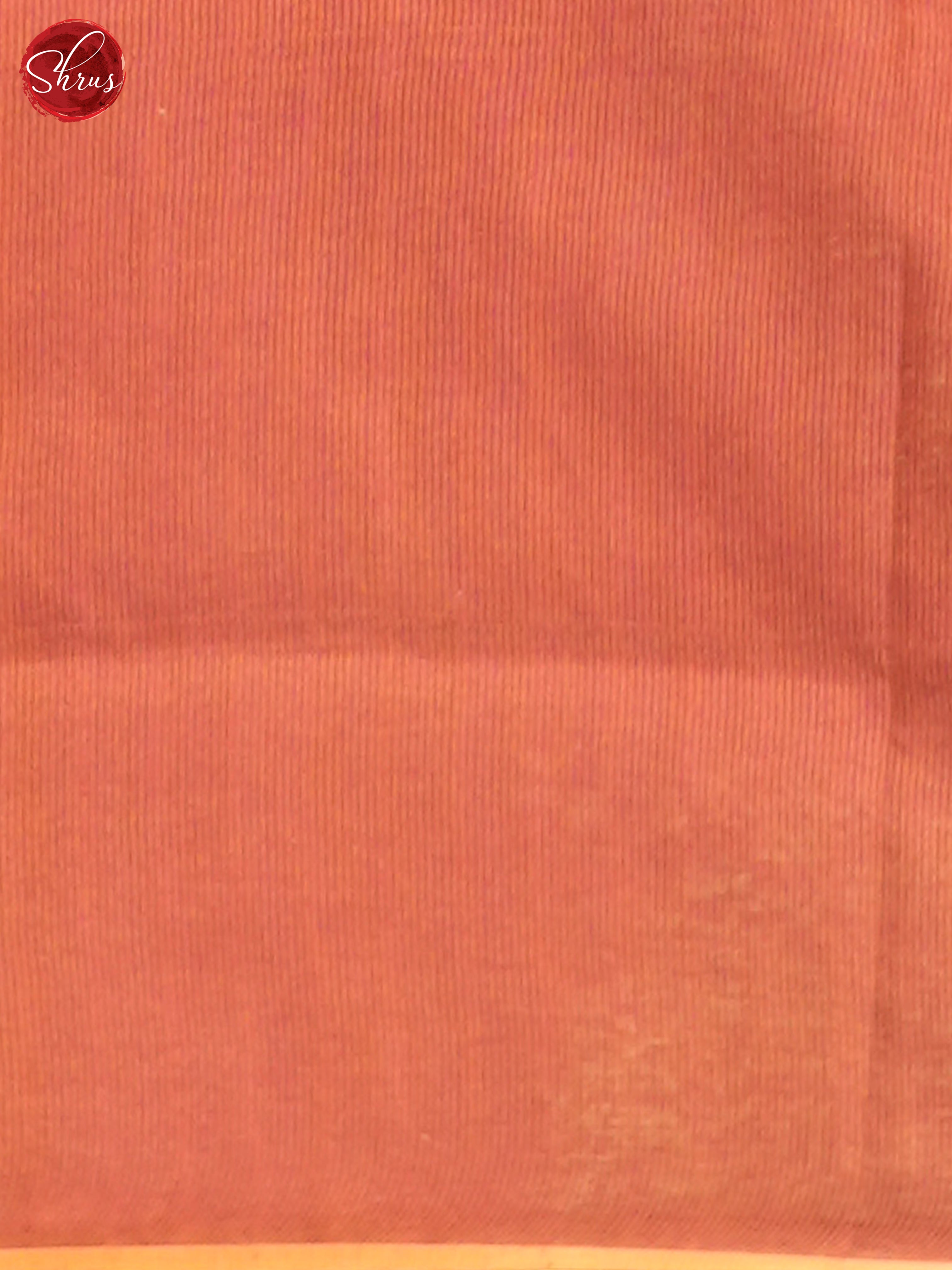 Cream & Pink - Linen Saree Saree
