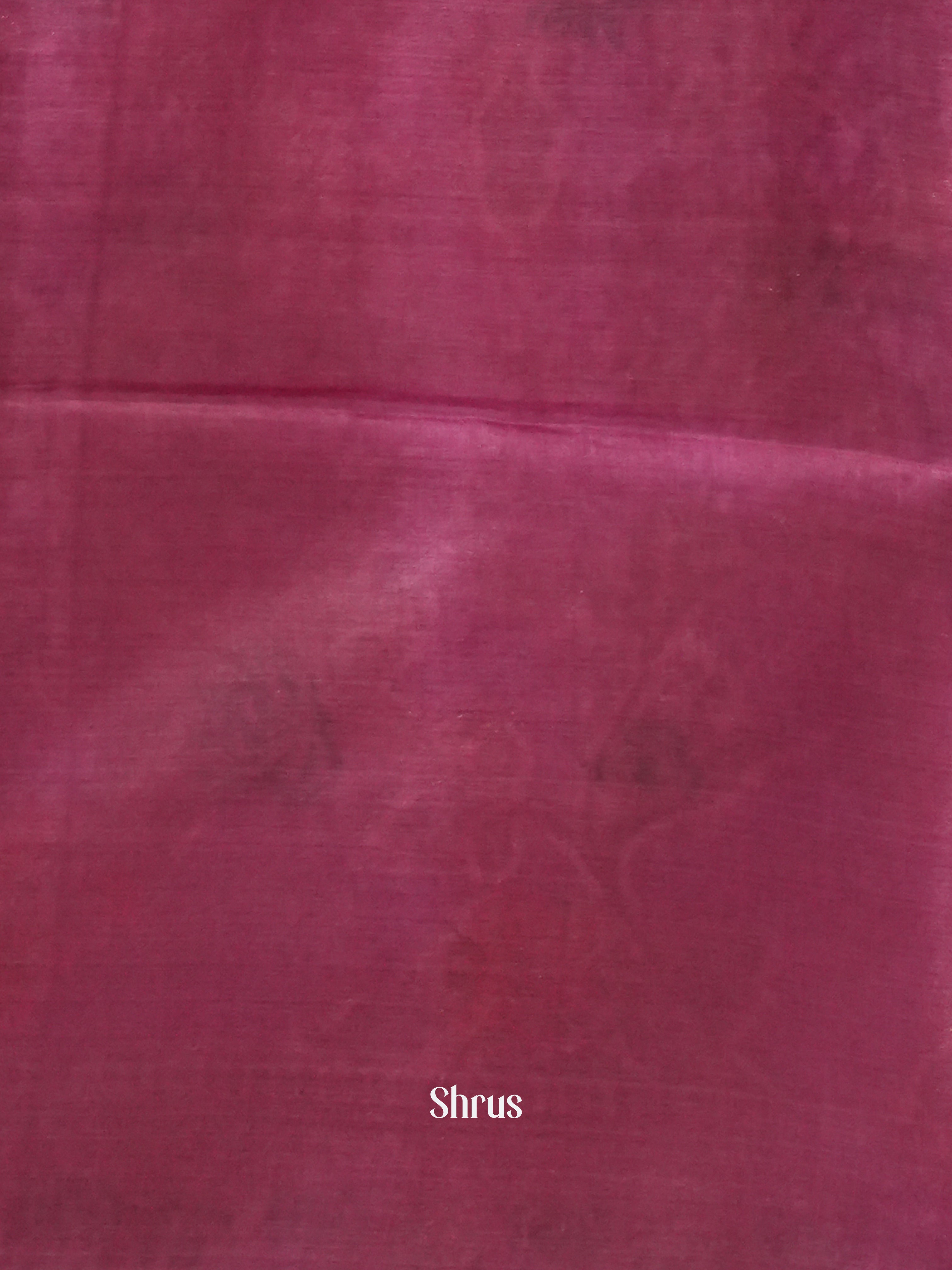 Majenta Pink(Single Tone) - Tussar Saree - Shop on ShrusEternity.com