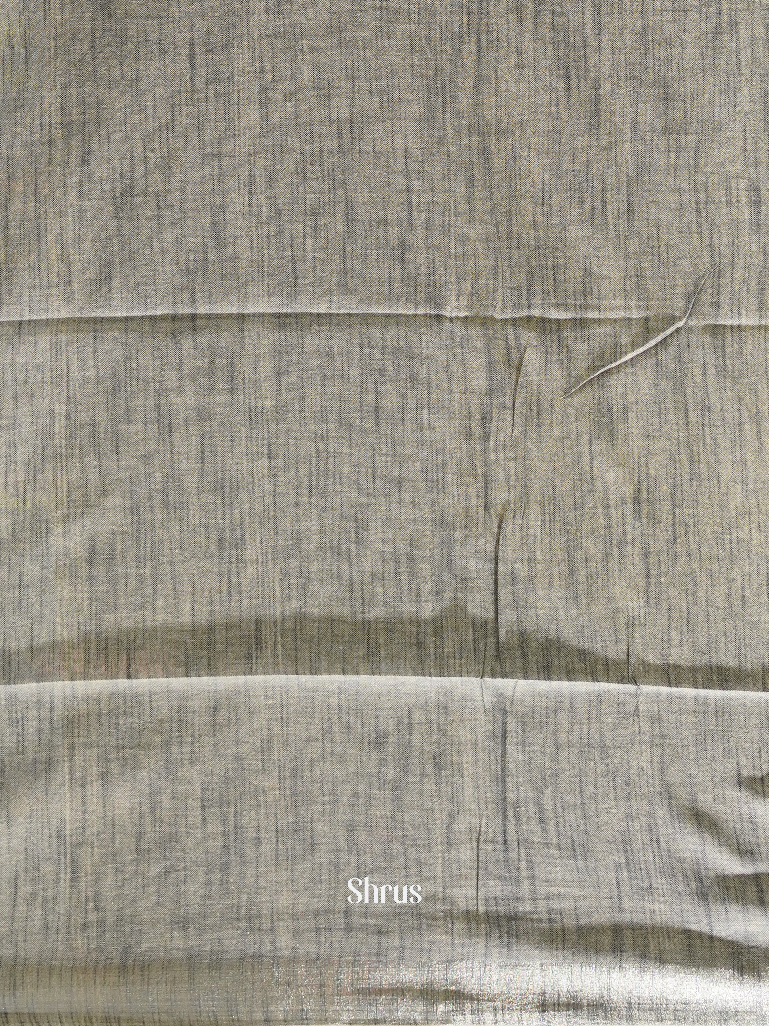 Blue & Grey - Art Linen Saree - Shop on ShrusEternity.com