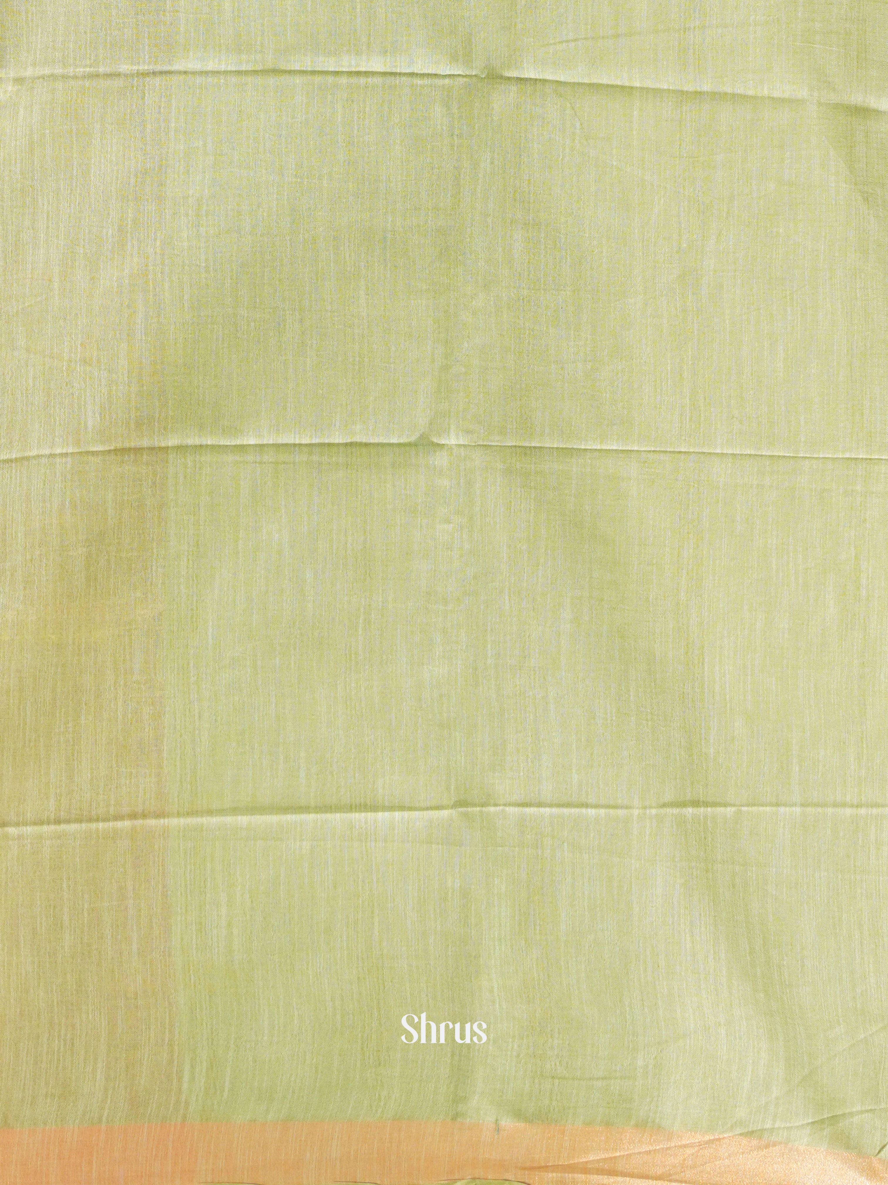 Brown & Green - Art Linen Saree - Shop on ShrusEternity.com