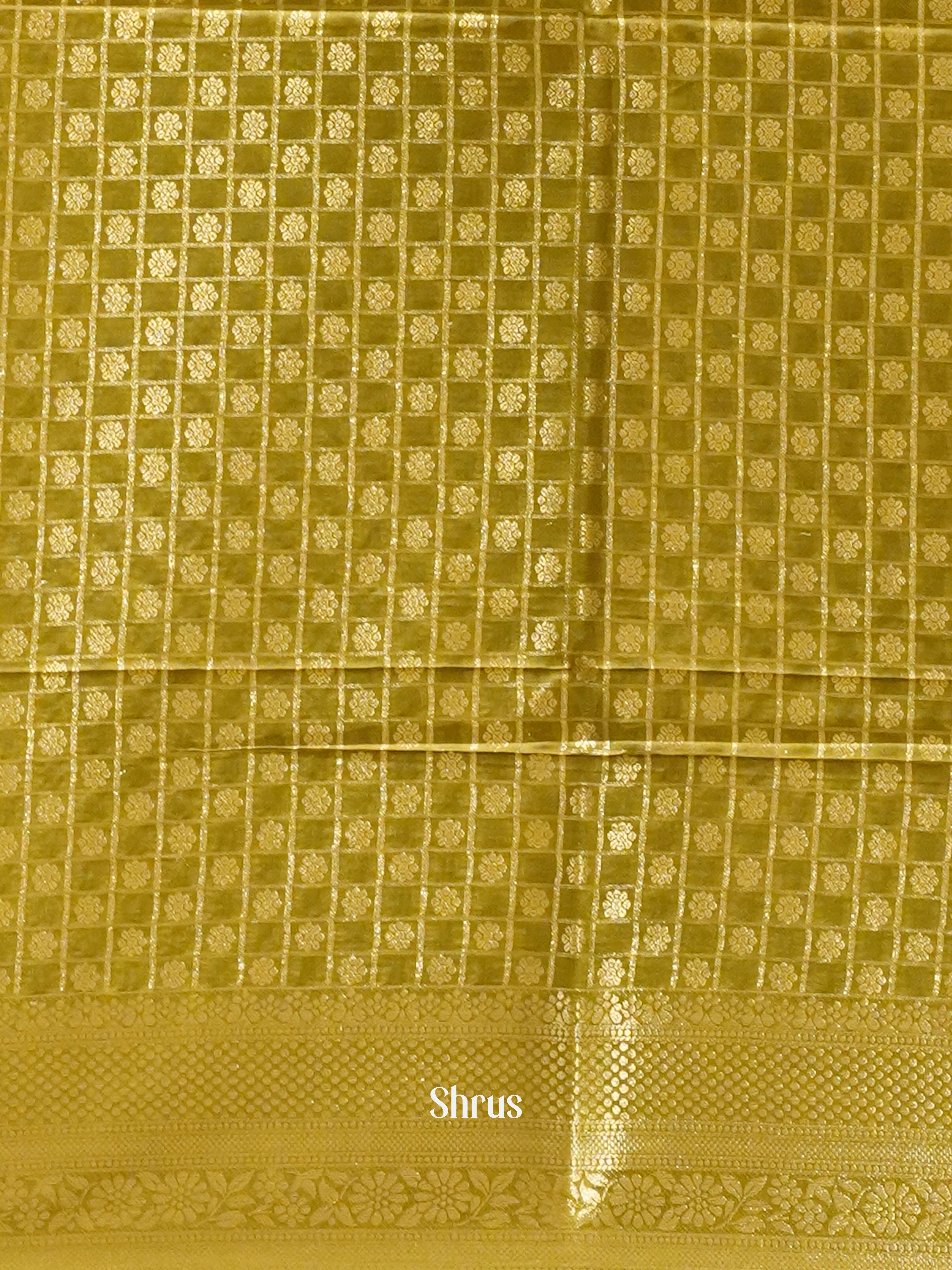 Green(Single Tone) -semi silk cotton Saree