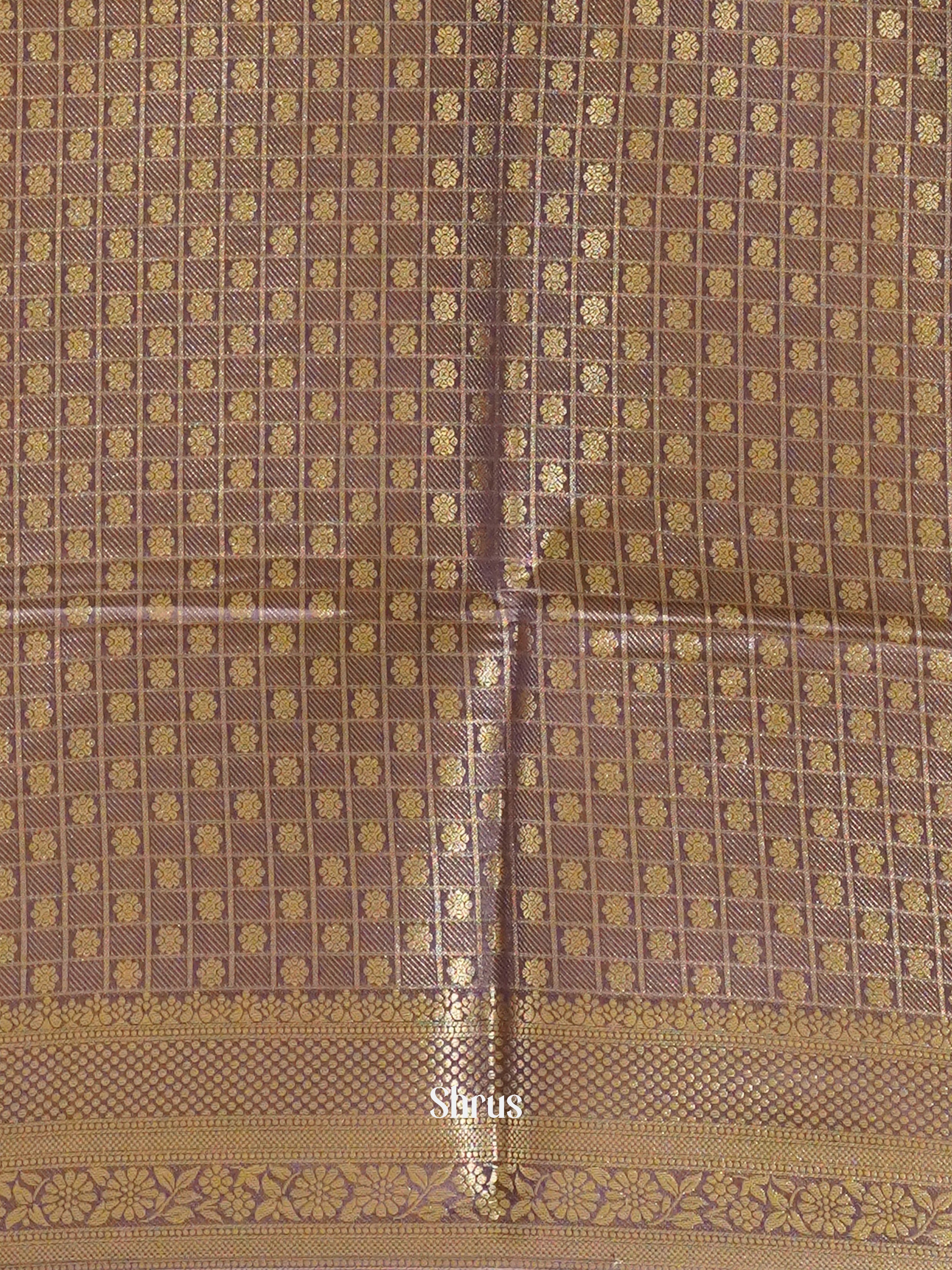 Violet(Single Tone) -Semi silk cotton Saree