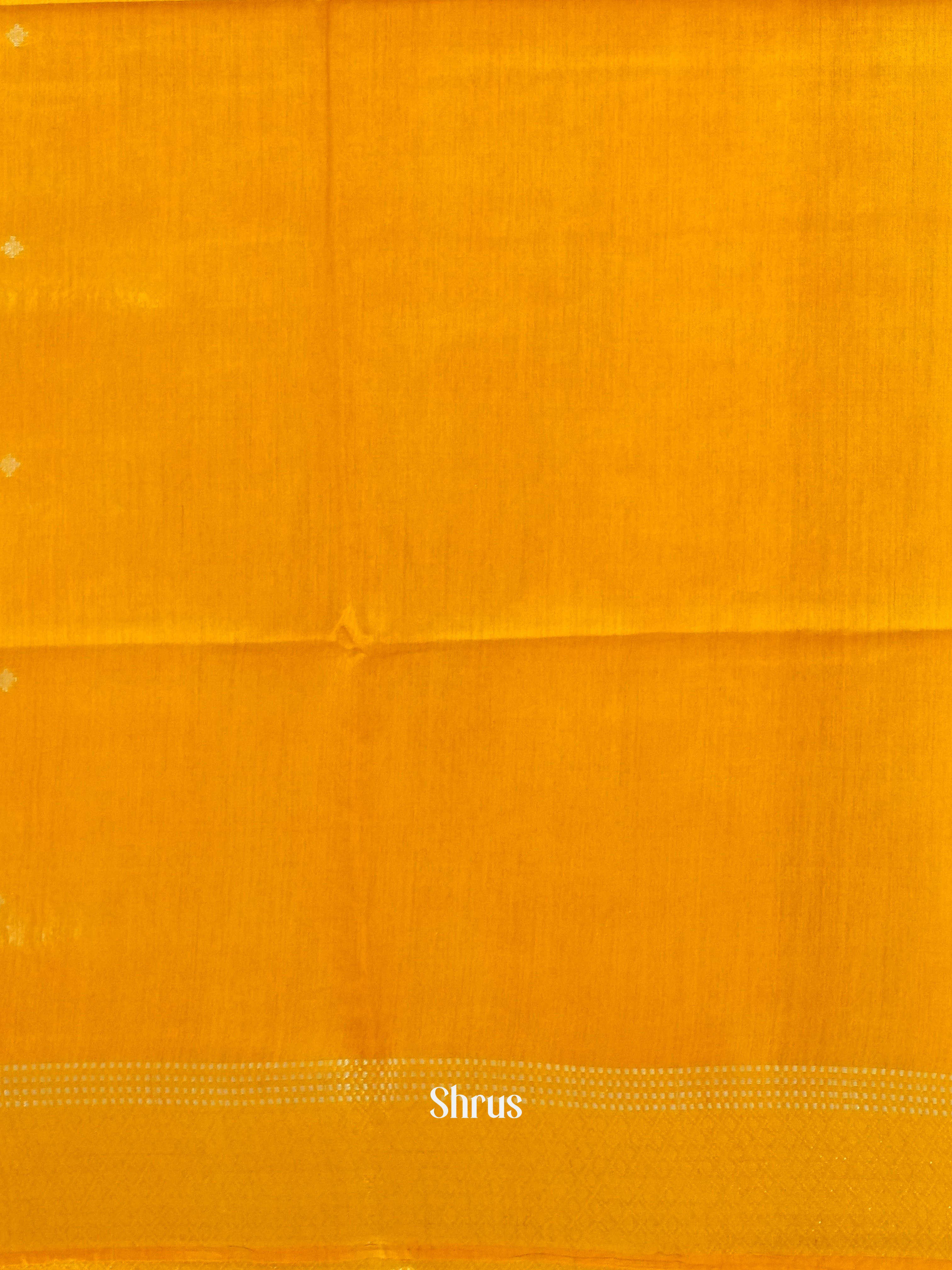 Mambazha Yellow(Single tone)- Semi Tussar - Shop on ShrusEternity.com