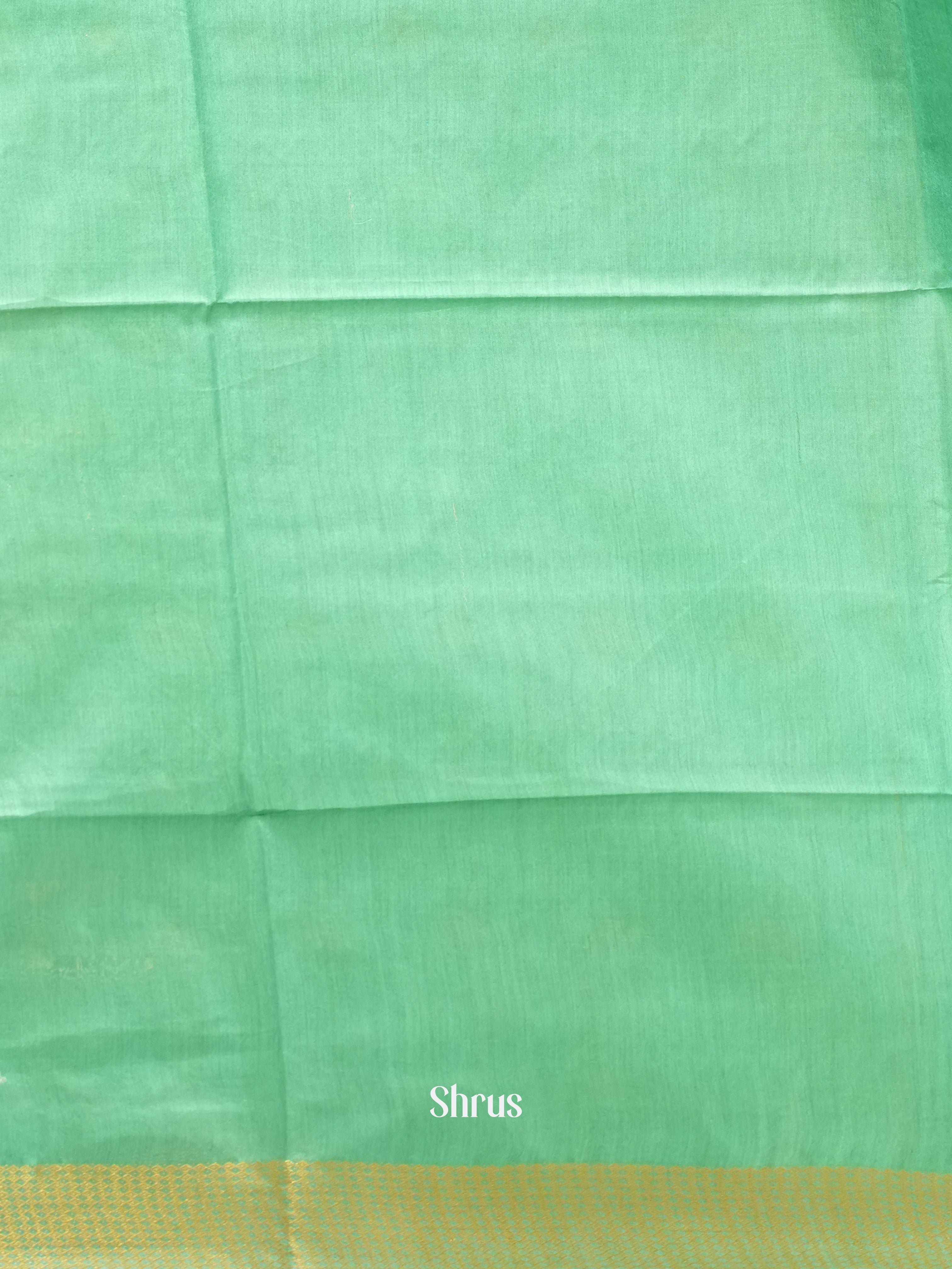 Pista Green(Single tone) - Semi Tussar - Shop on ShrusEternity.com
