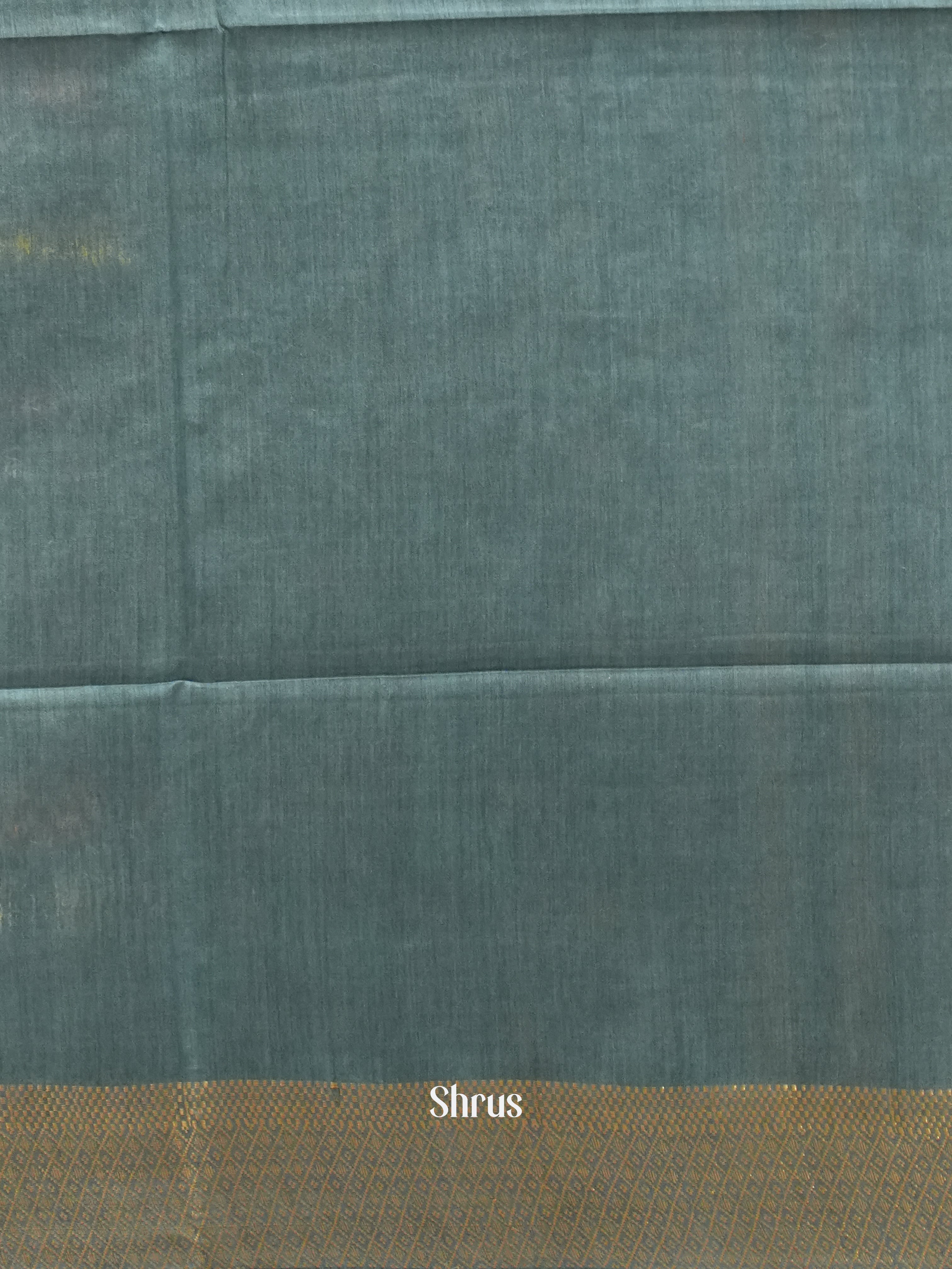 Bluish Grey(Single Tone) - Semi Tussar - Shop on ShrusEternity.com