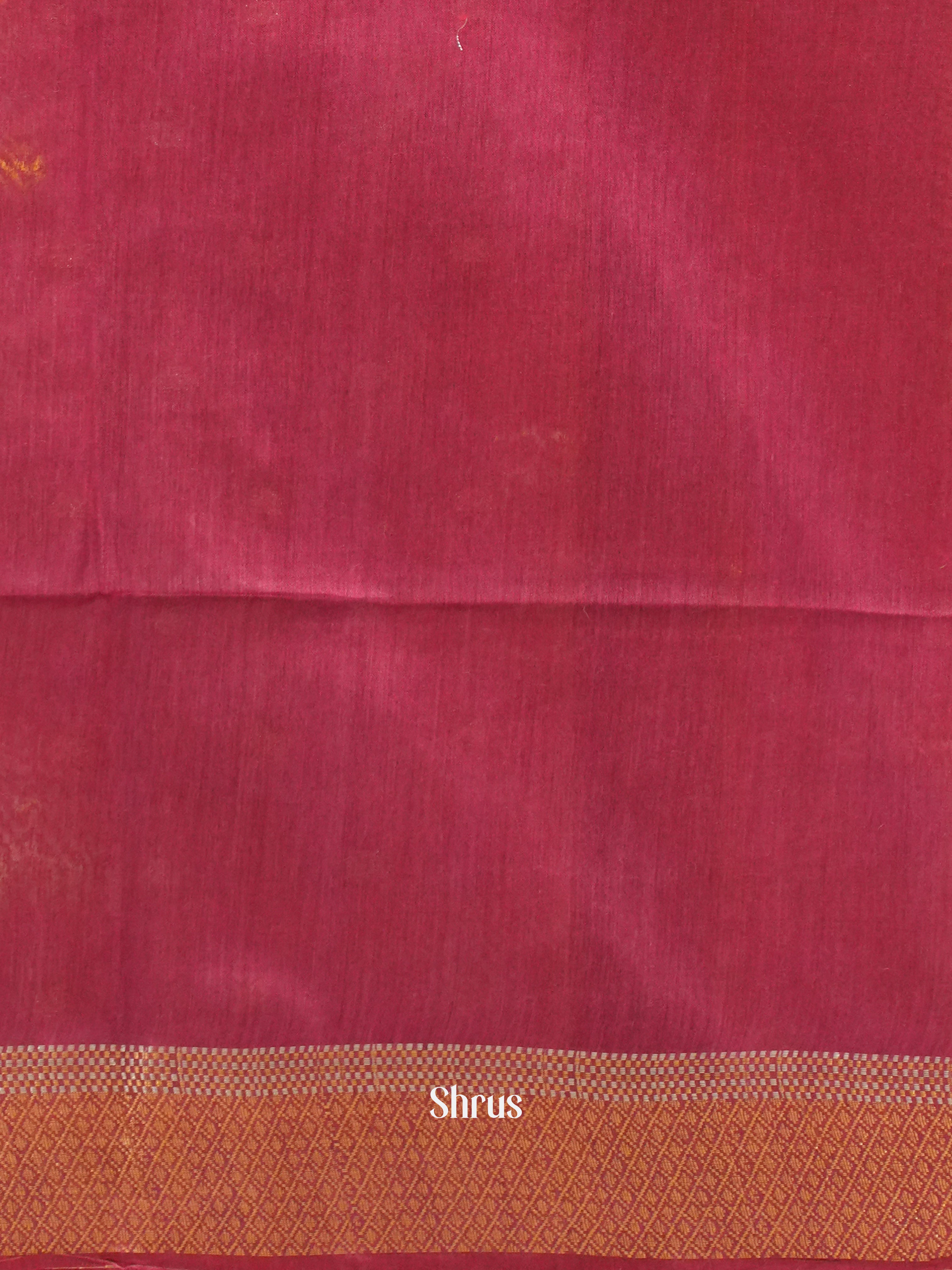 Majenta Pink(Single Tone)- Semi Tussar - Shop on ShrusEternity.com