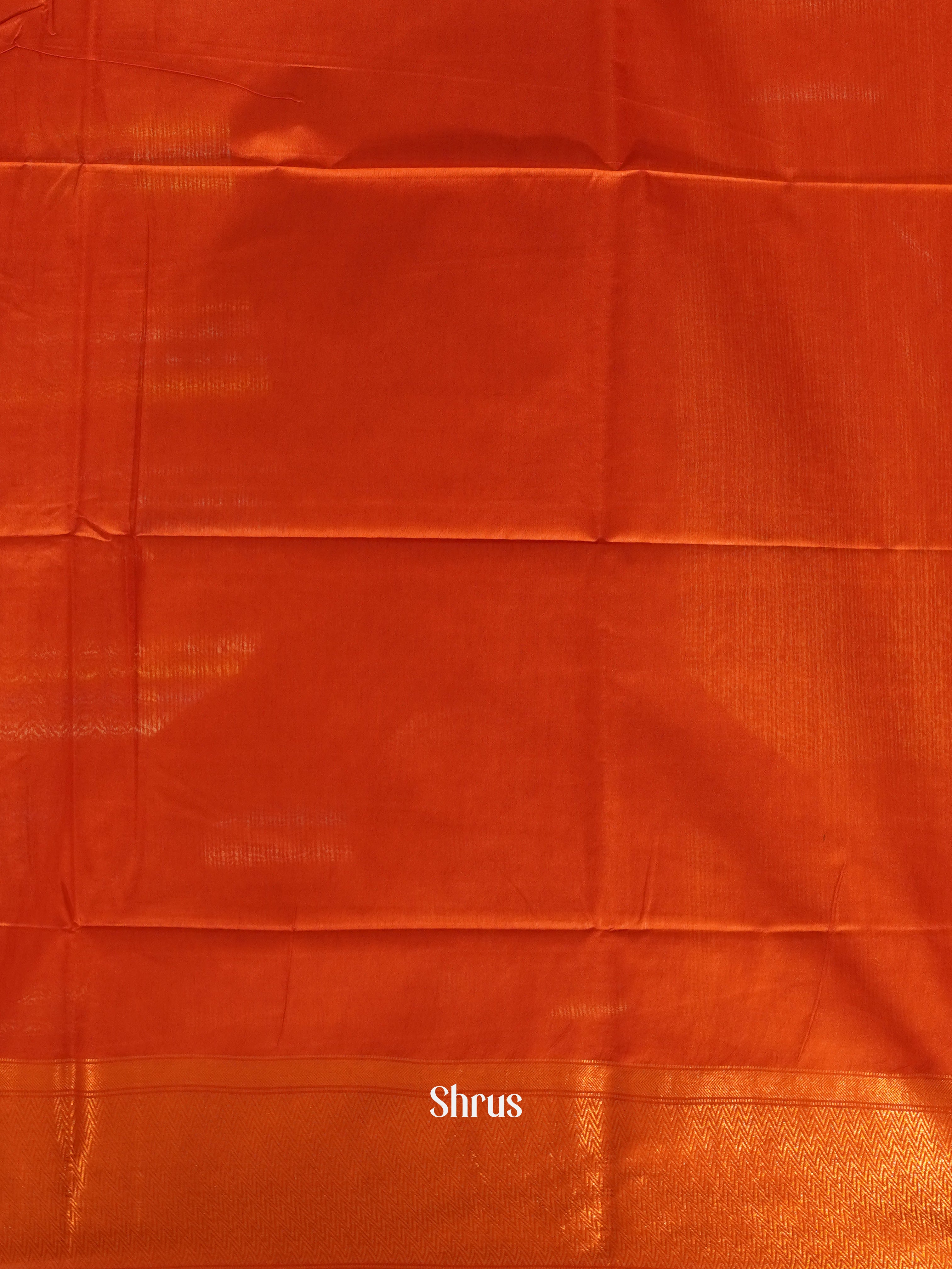 Red(Single Tone)- Semi Tussar Saree - Shop on ShrusEternity.com