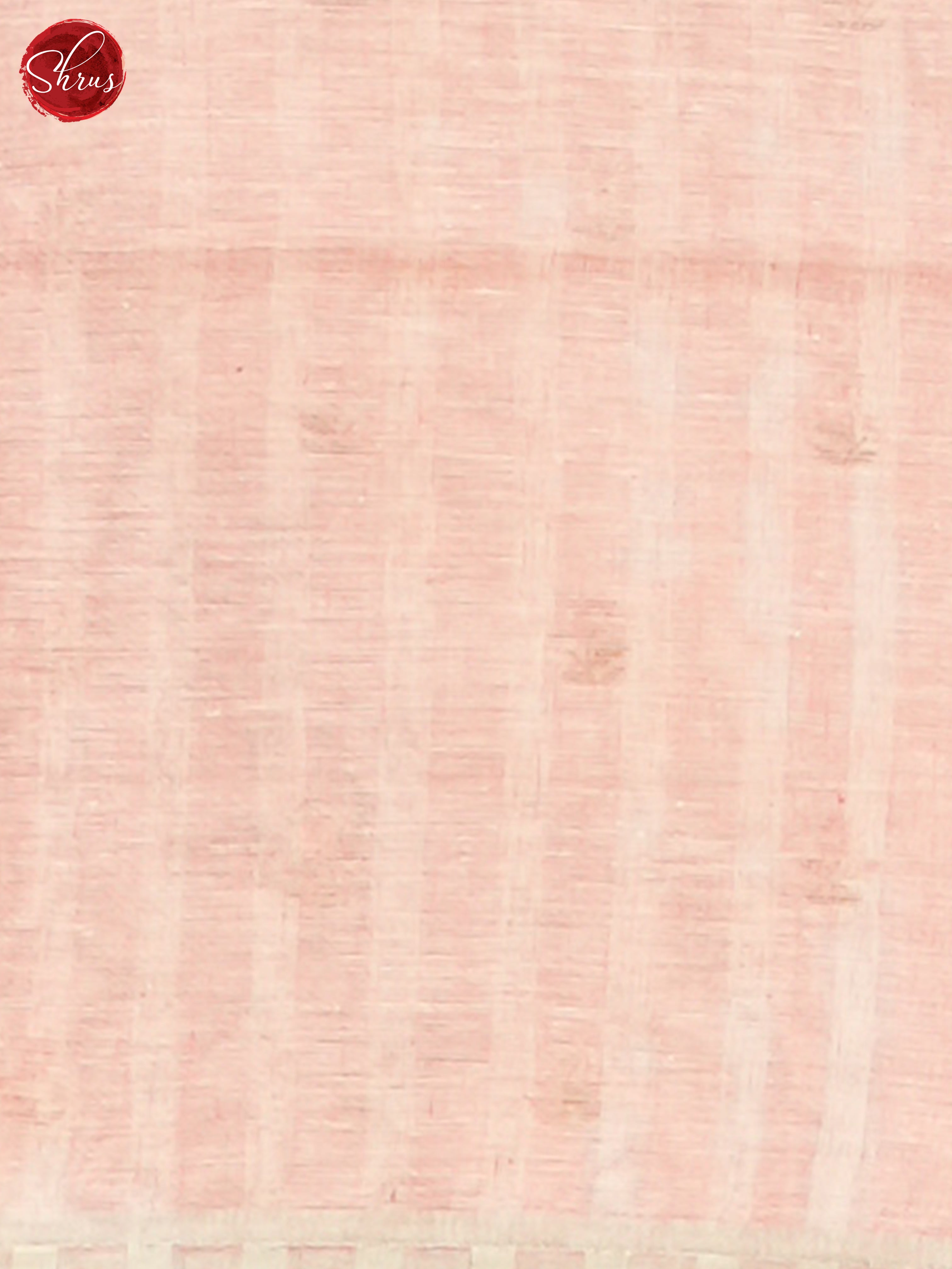Pink & Cream - Linen Saree