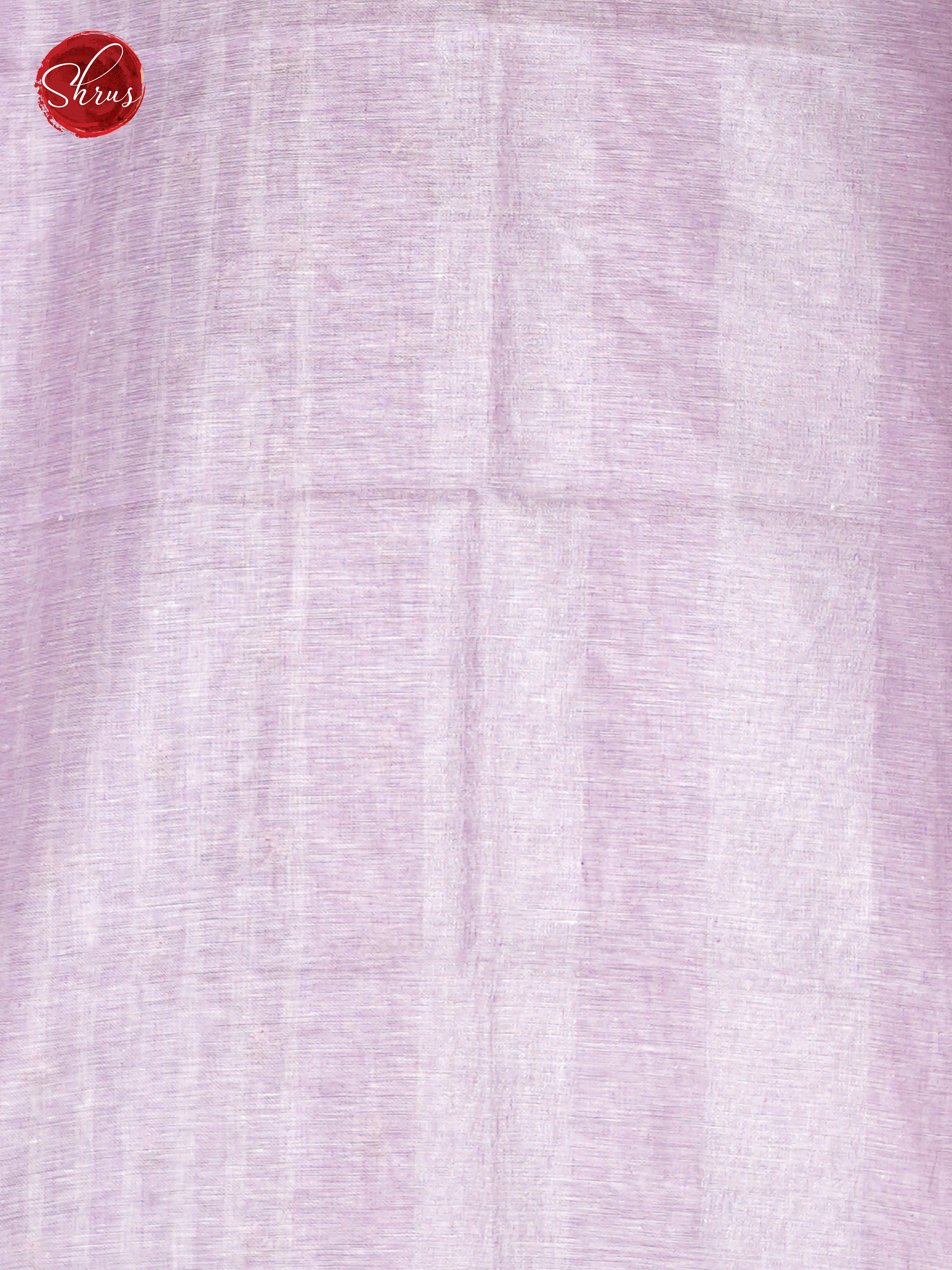 Lavender & Cream - Linen Saree