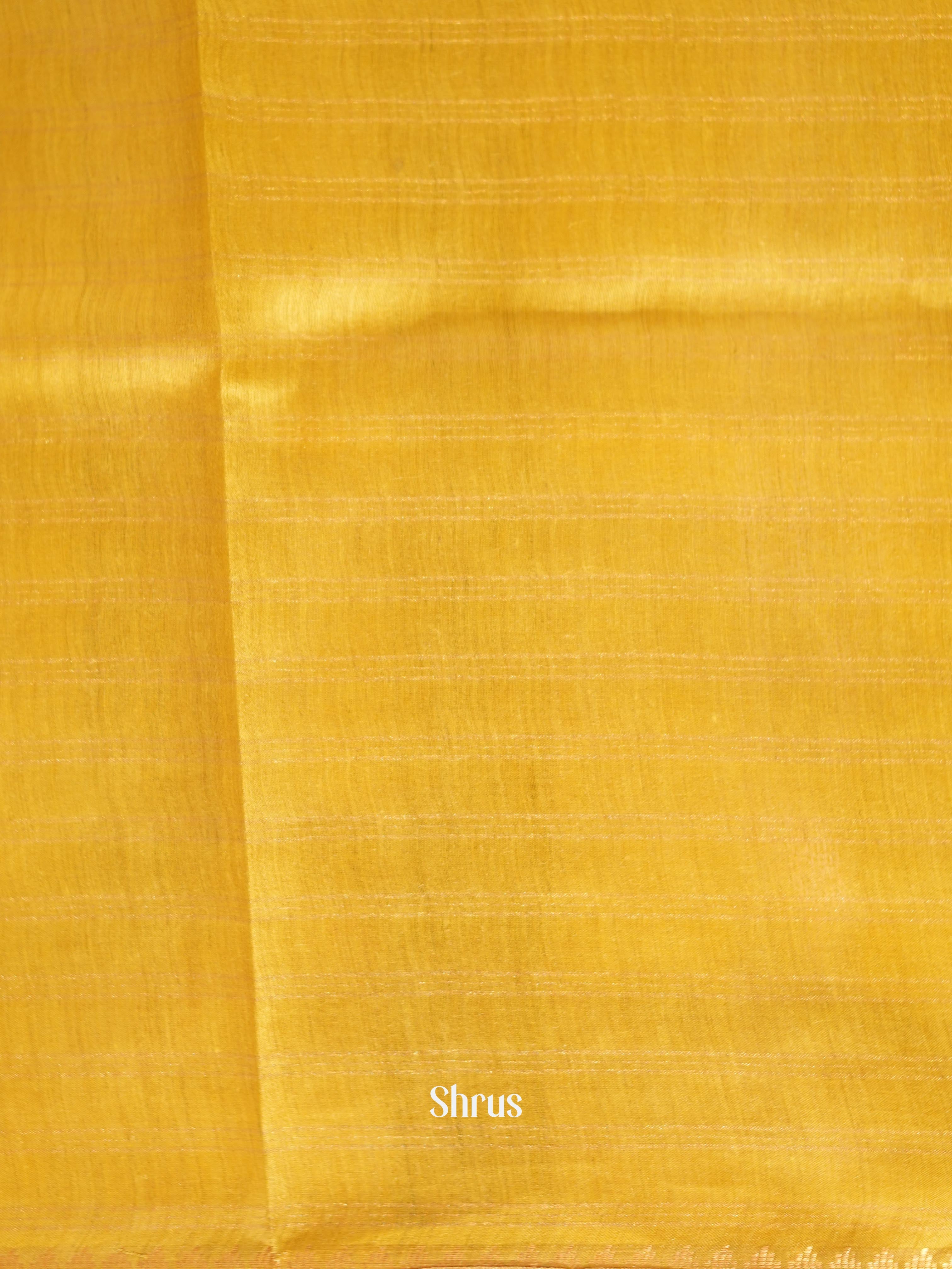 Majenta & Yellow - Semi Tussar Saree