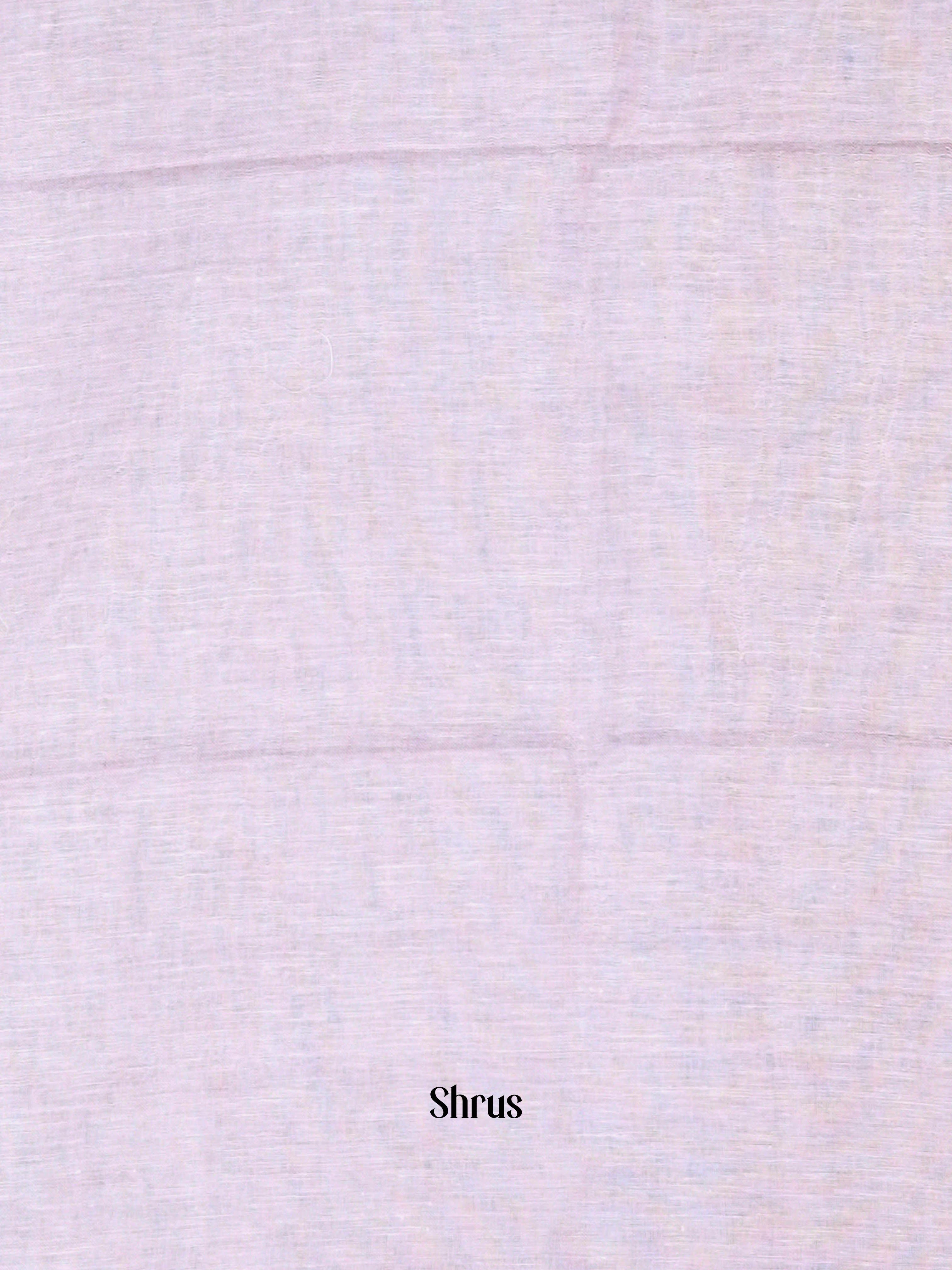 Lavender & Pink - Linen Saree