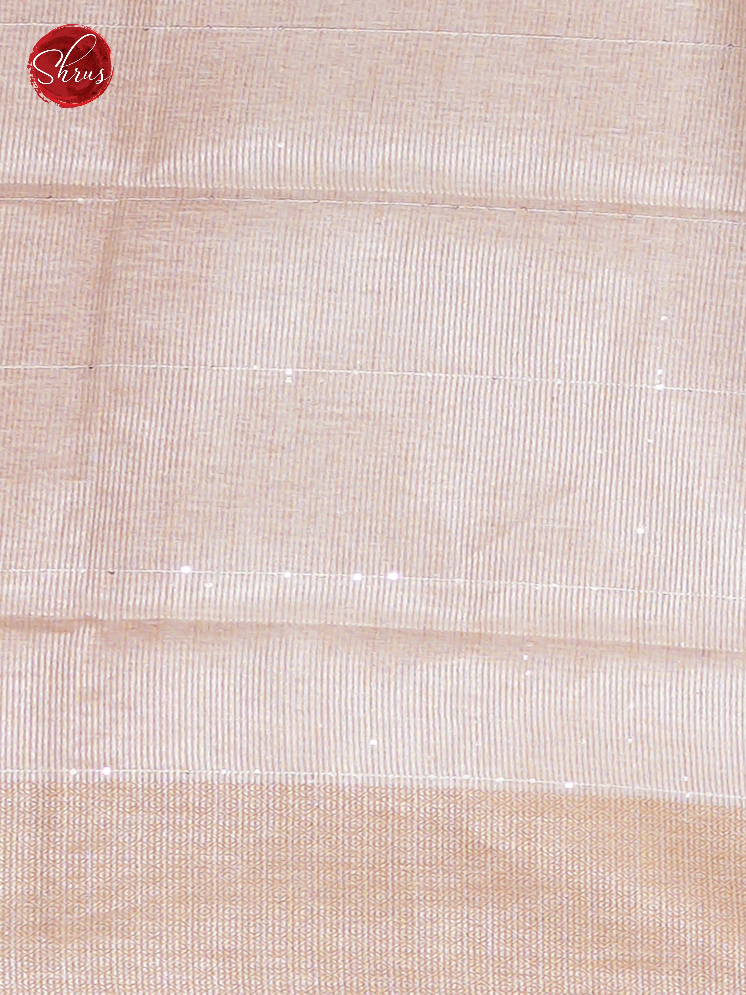 Peach- Linen Saree Saree - Shop on ShrusEternity.com