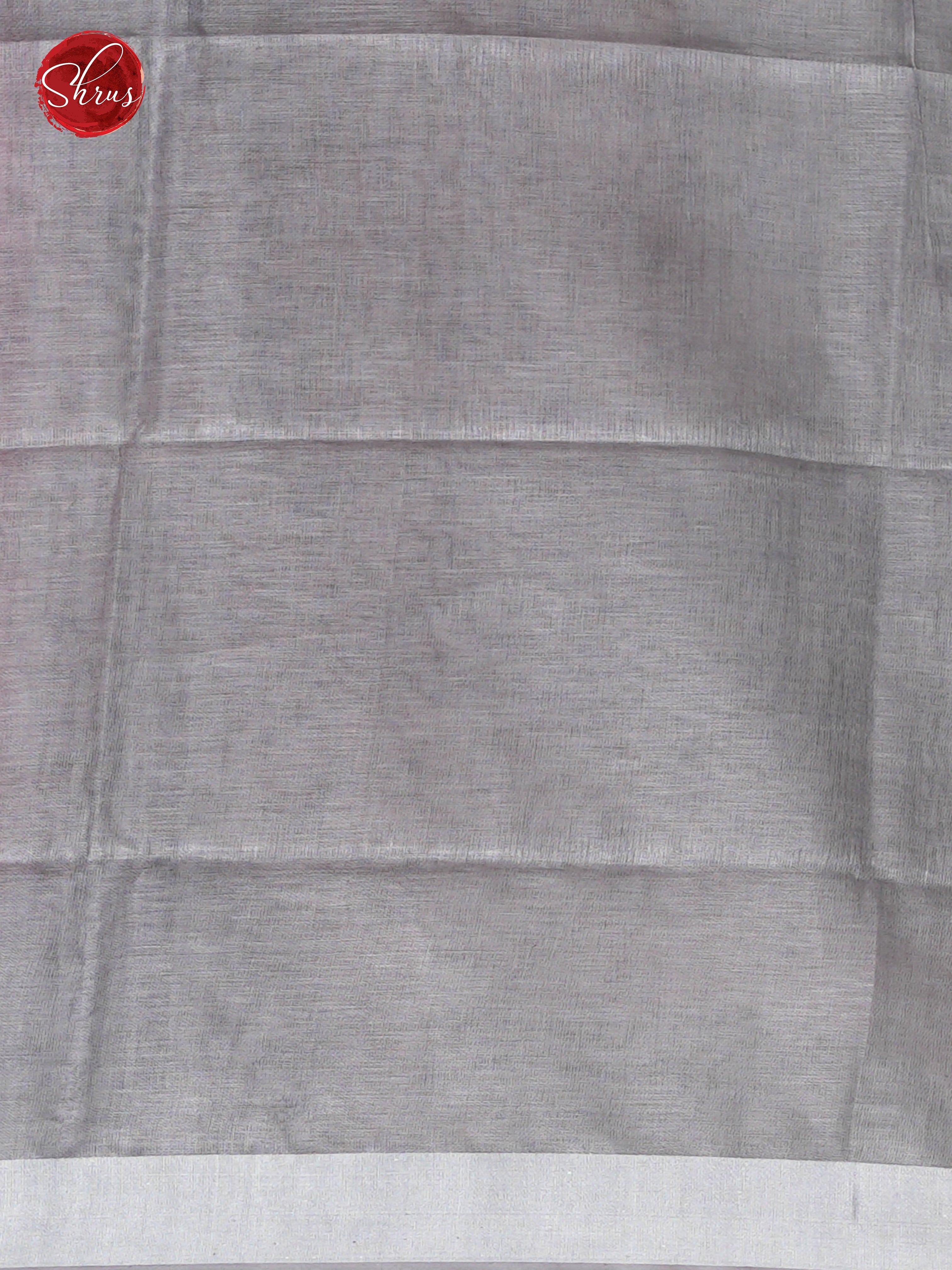 Pink & Grey - Linen Saree - Shop on ShrusEternity.com