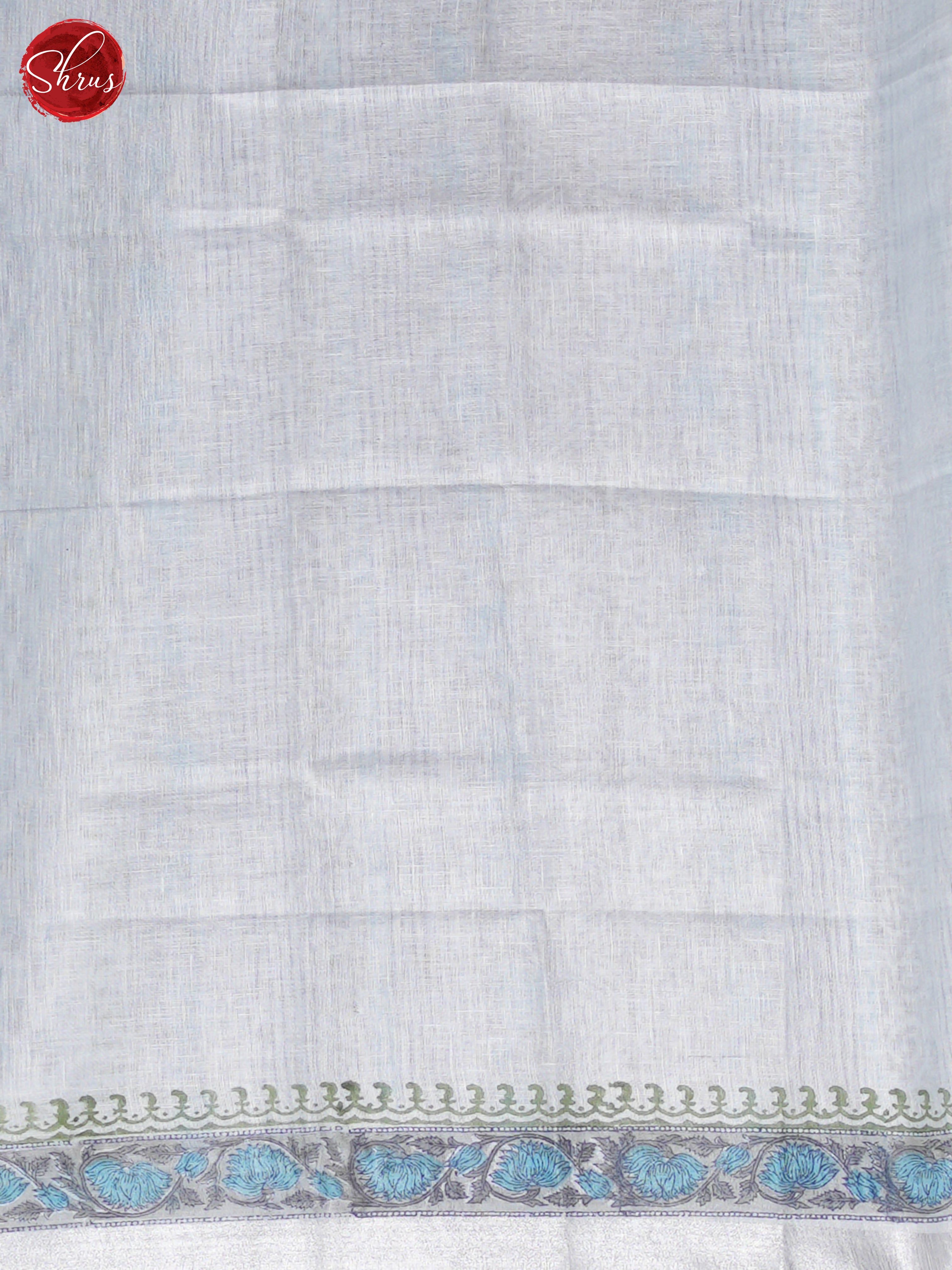 Blue - Linen Saree Saree - Shop on ShrusEternity.com