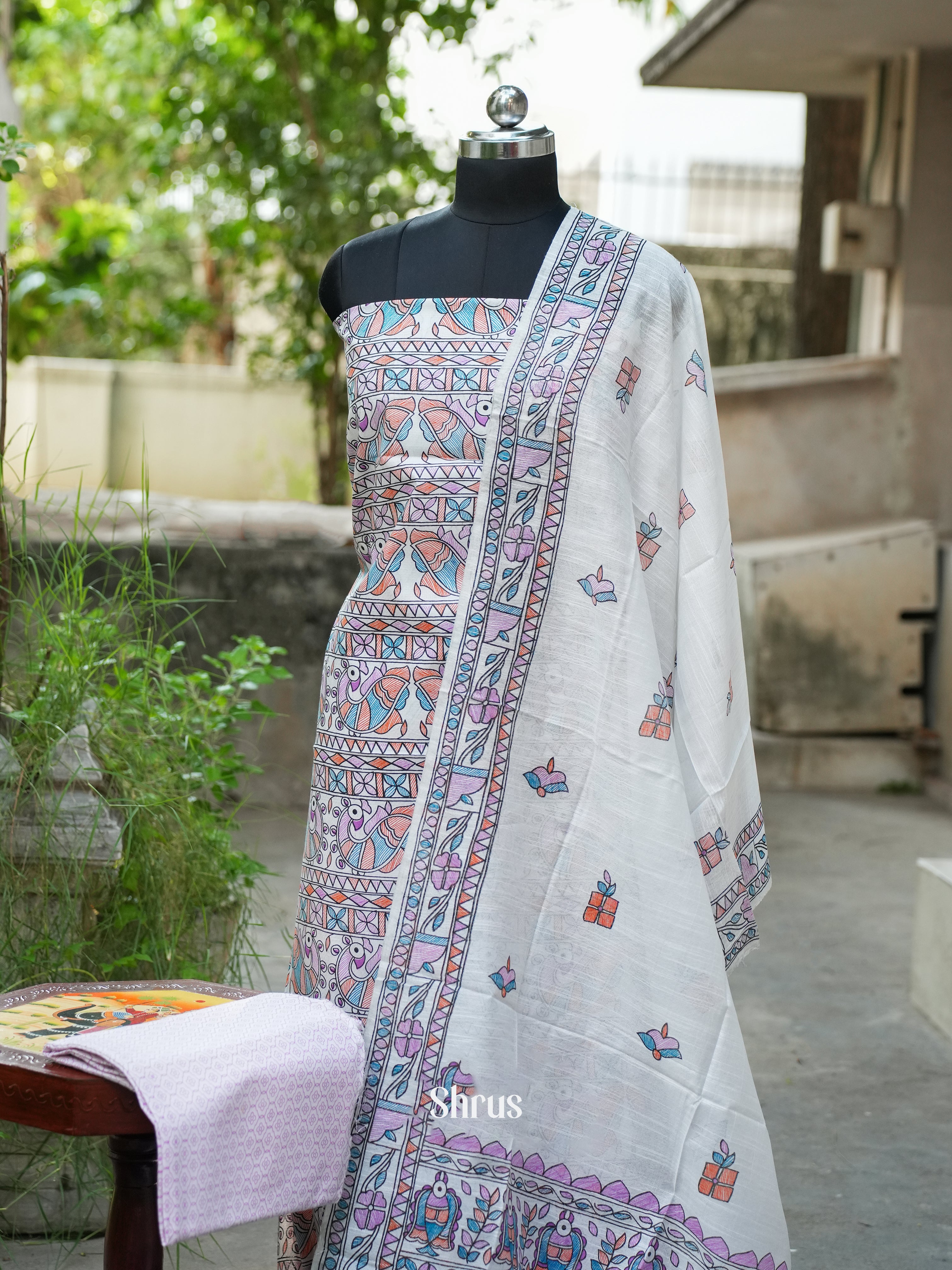 CES02034 - Madhubani salwar - Shop on ShrusEternity.com