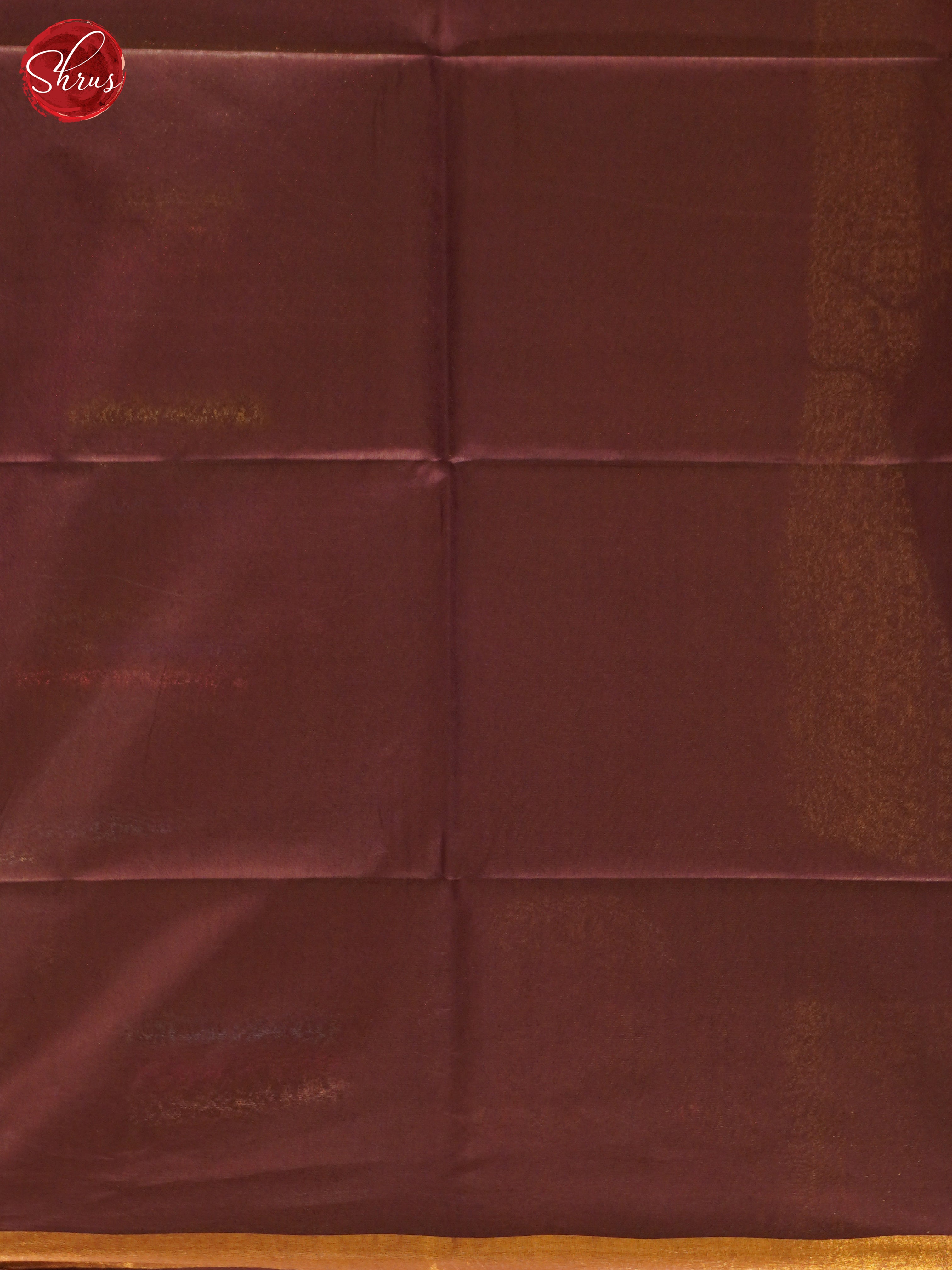 Brown(Single Tone) - Semi Tussar Saree - Shop on ShrusEternity.com