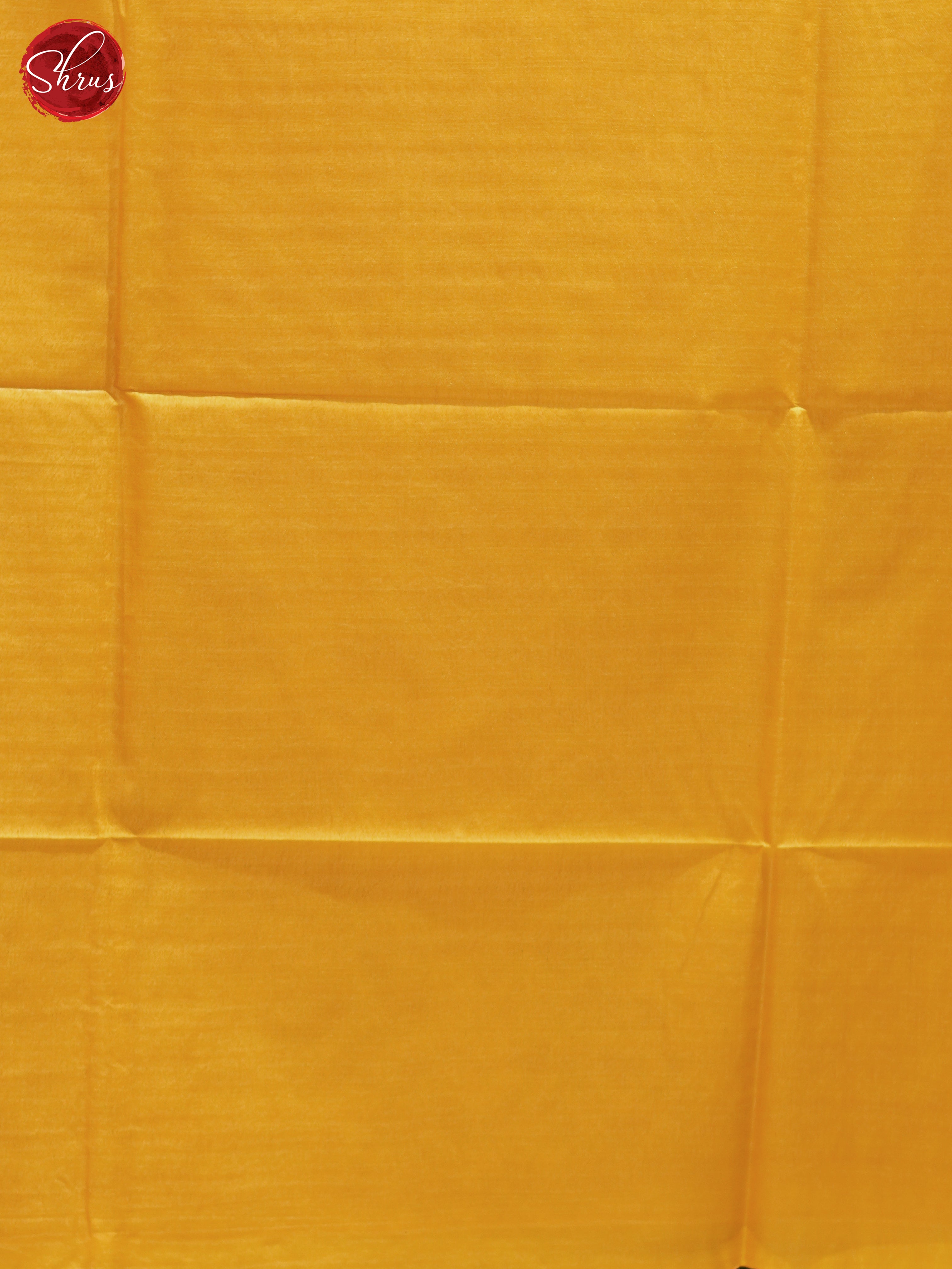 Yellow(Single Tone) - Semi Tussar Saree - Shop on ShrusEternity.com