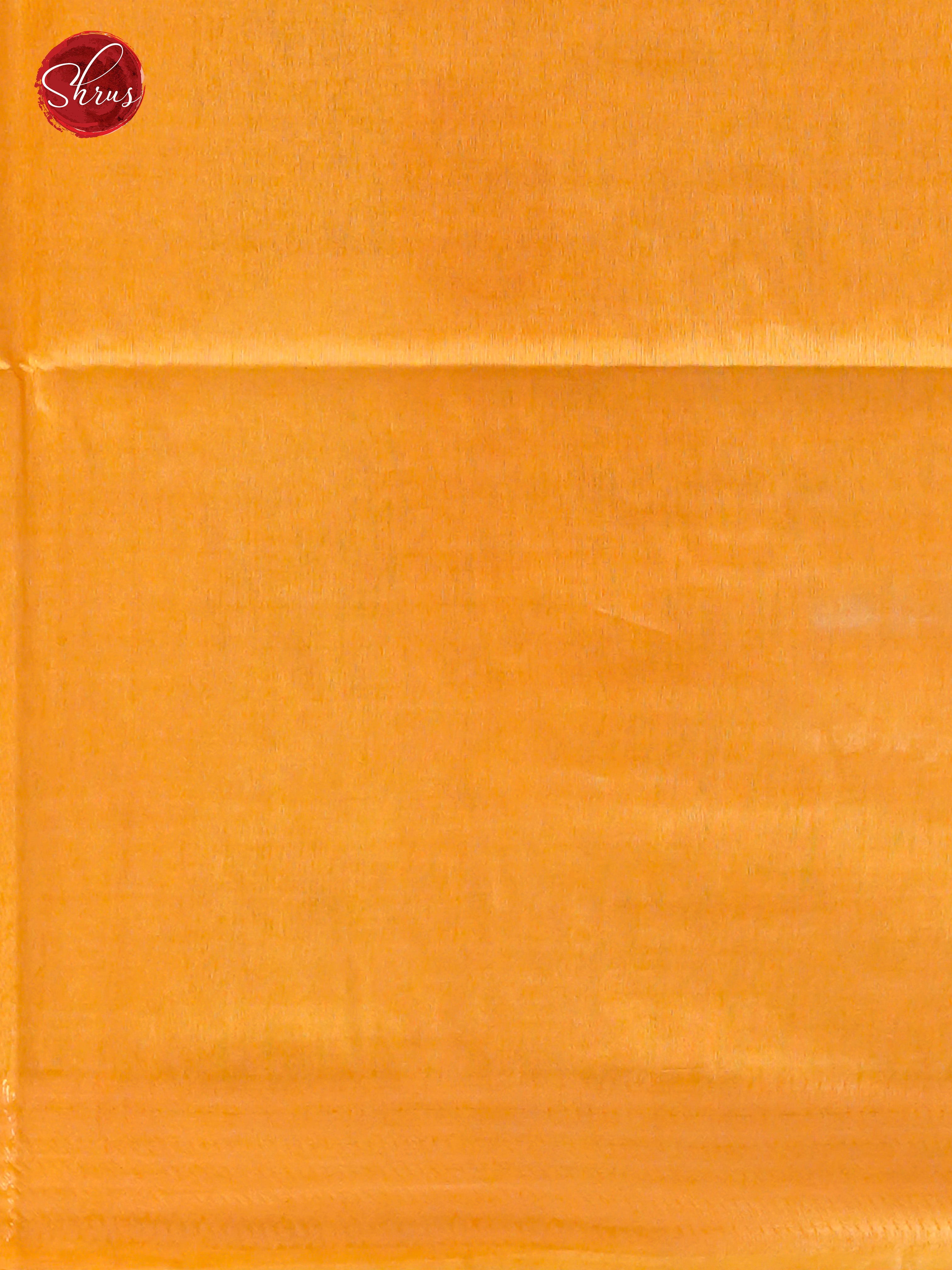 Orange(Single Tone) - Semi Tussar - Shop on ShrusEternity.com