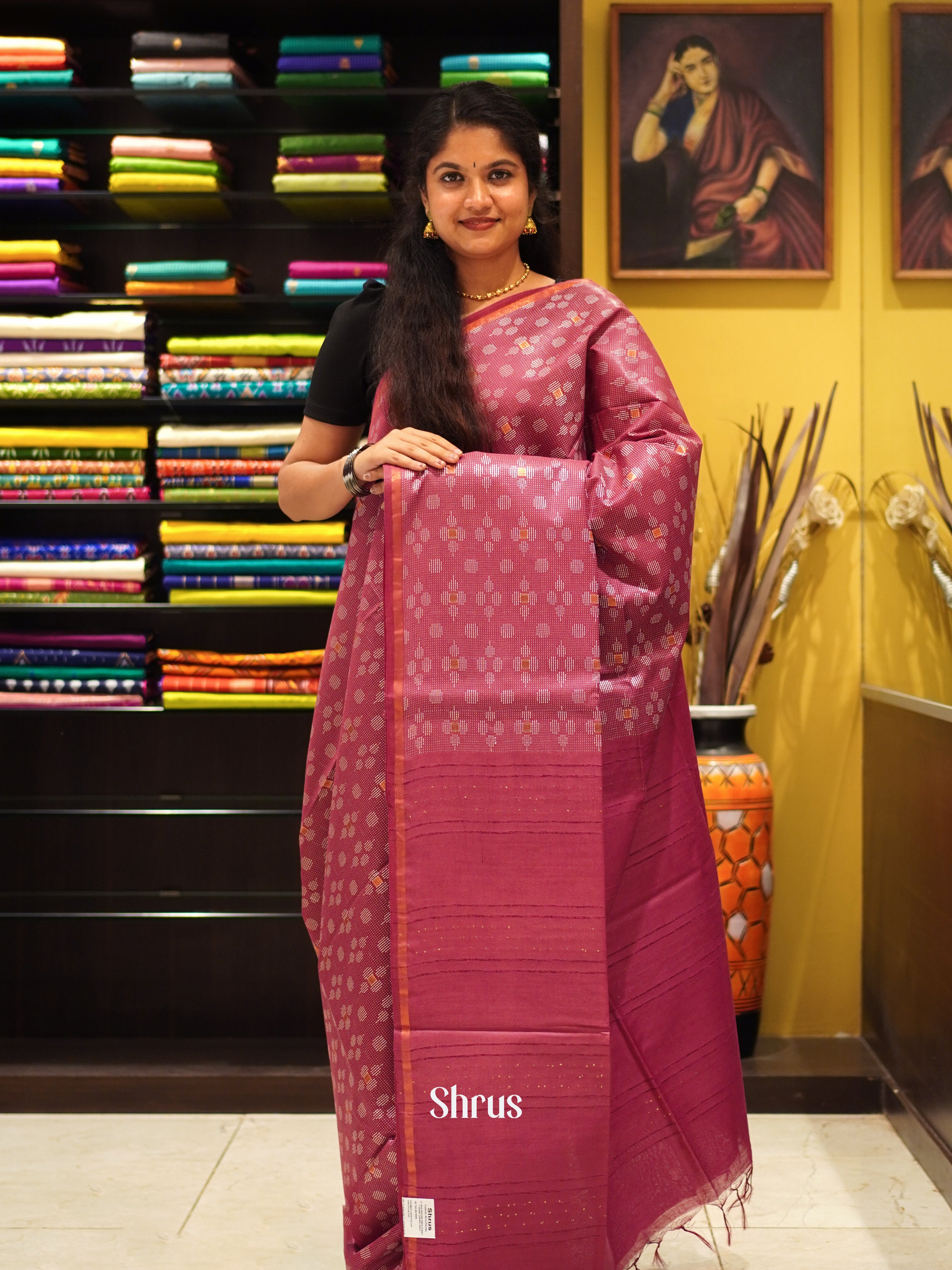 CES02185 - Semi Tussar Saree - Shop on ShrusEternity.com