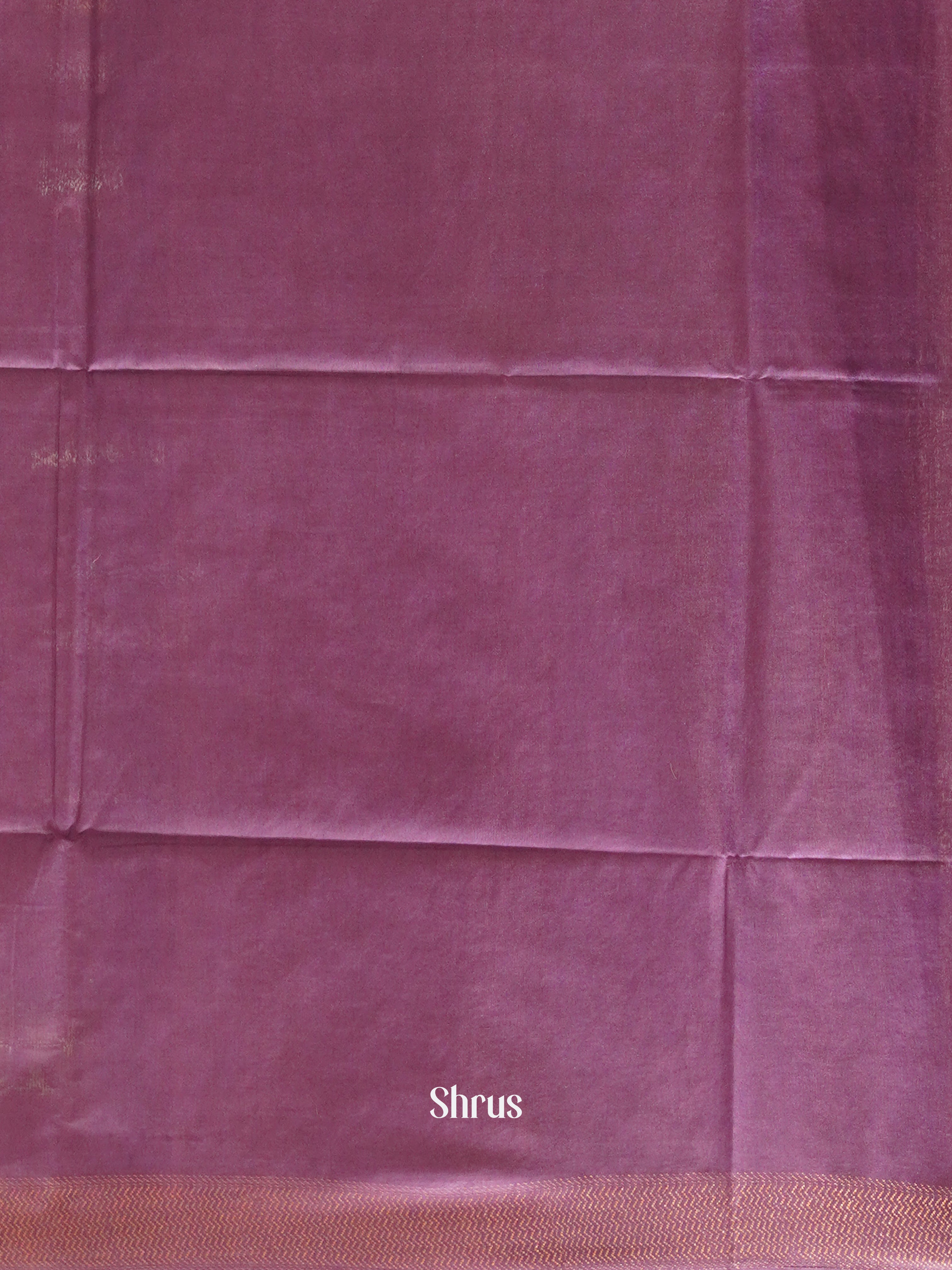 Purple(Single Tone) - Semi Tussar Saree - Shop on ShrusEternity.com