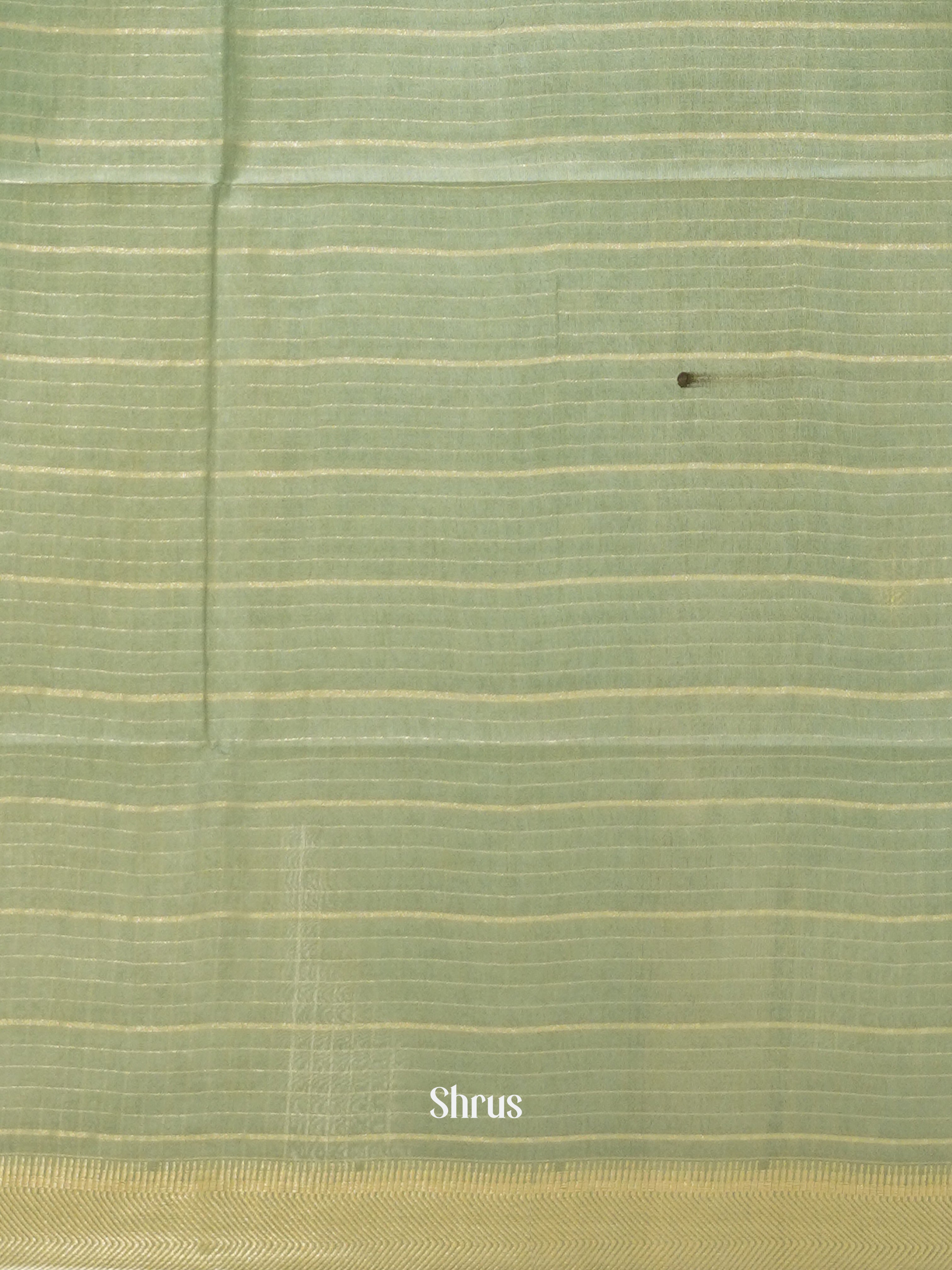 Greenish Grey(single Tone)- Semi Tussar Saree - Shop on ShrusEternity.com