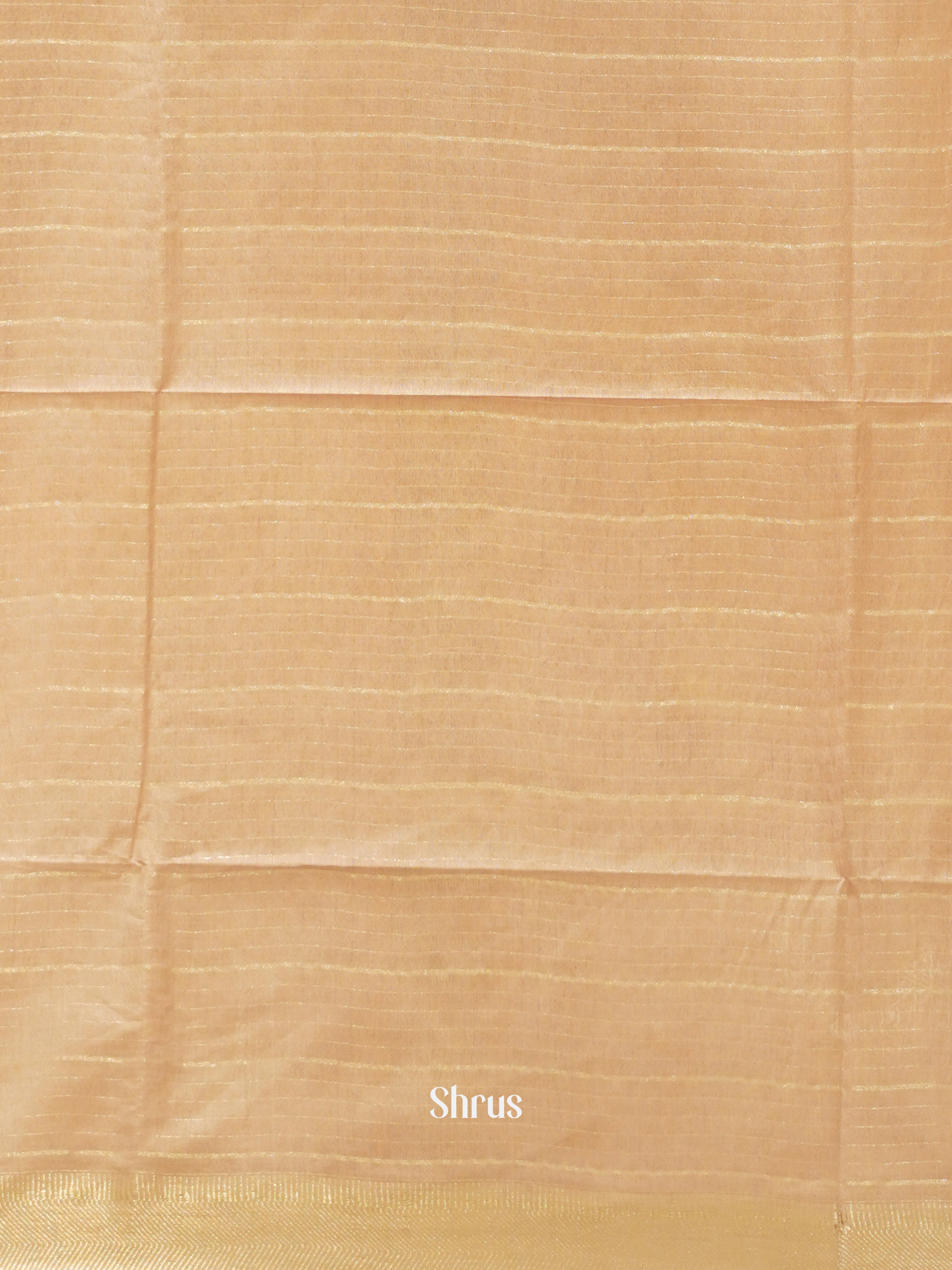 Dusty Brown(Single Tone)- Semi Tussar Saree - Shop on ShrusEternity.com