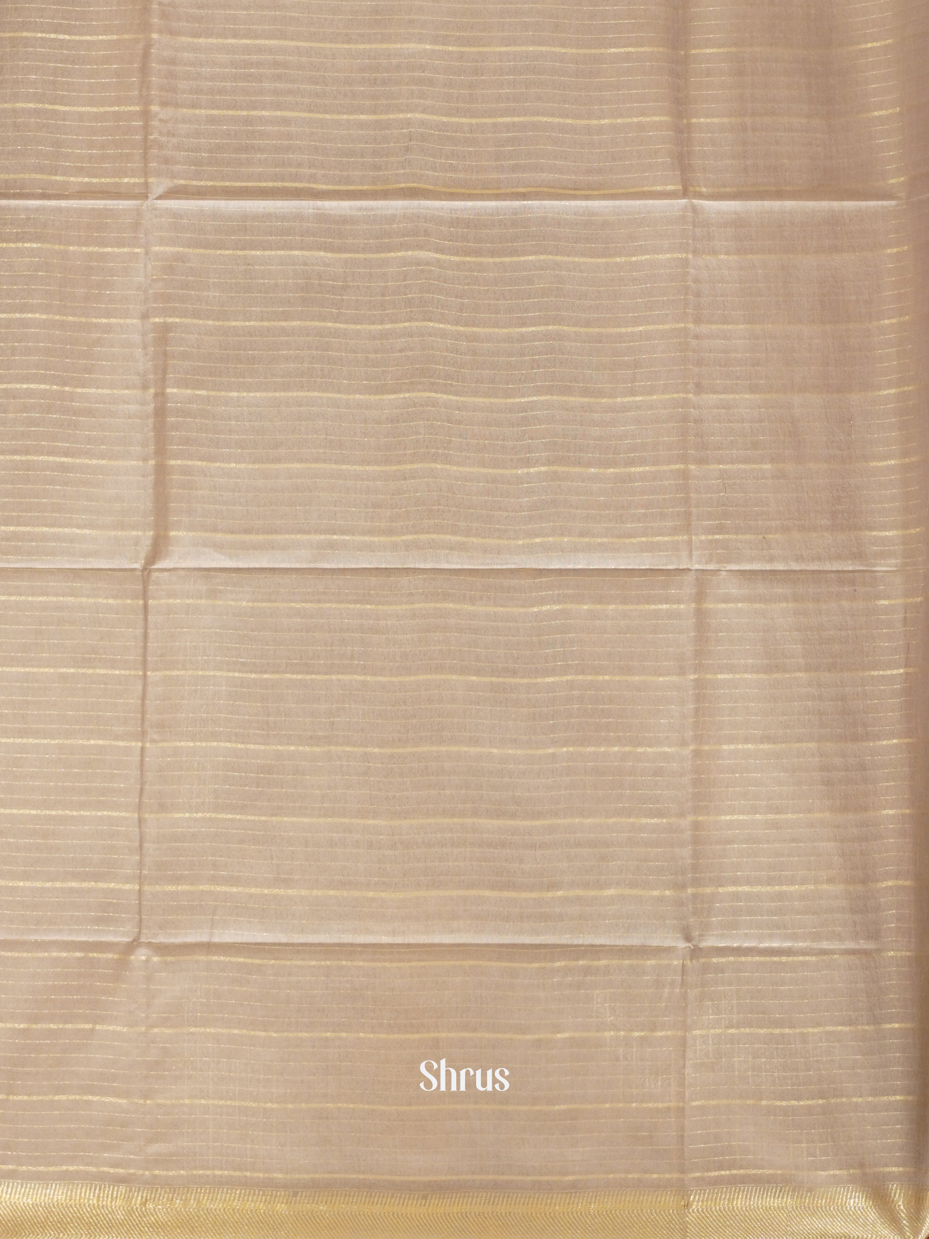 Grey(Single Tone)- Semi Tussar Saree - Shop on ShrusEternity.com