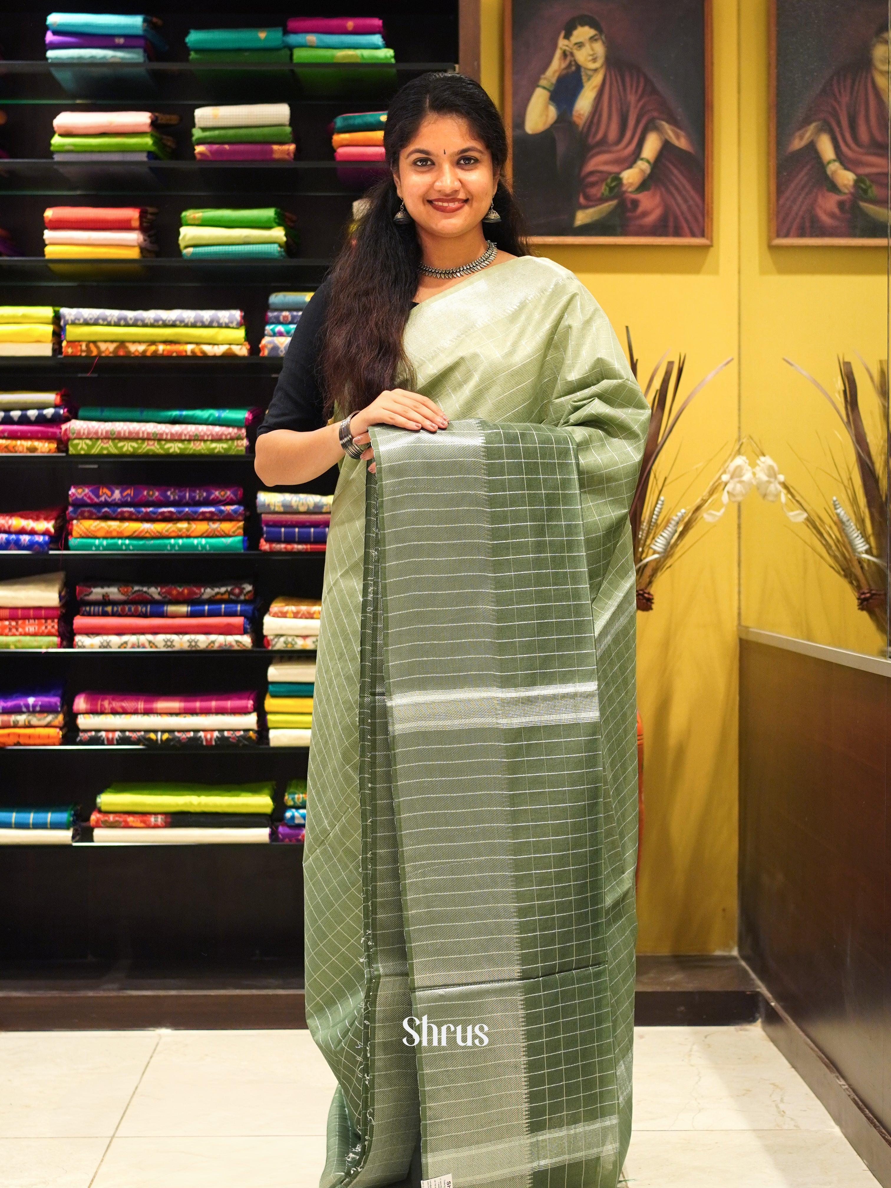 CES02283 - Semi Tussar Saree - Shop on ShrusEternity.com