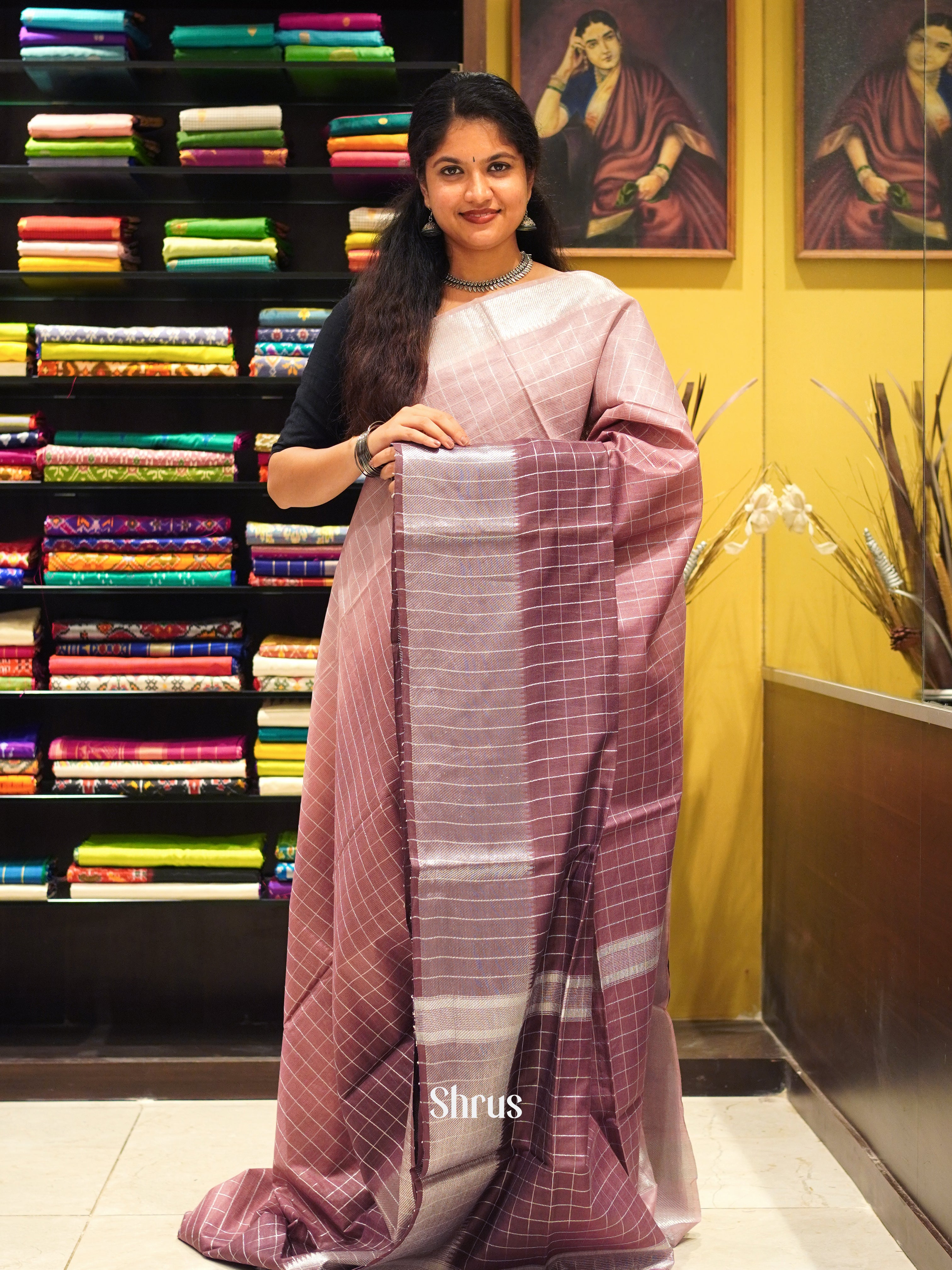 CES02284 - Semi Tussar Saree - Shop on ShrusEternity.com