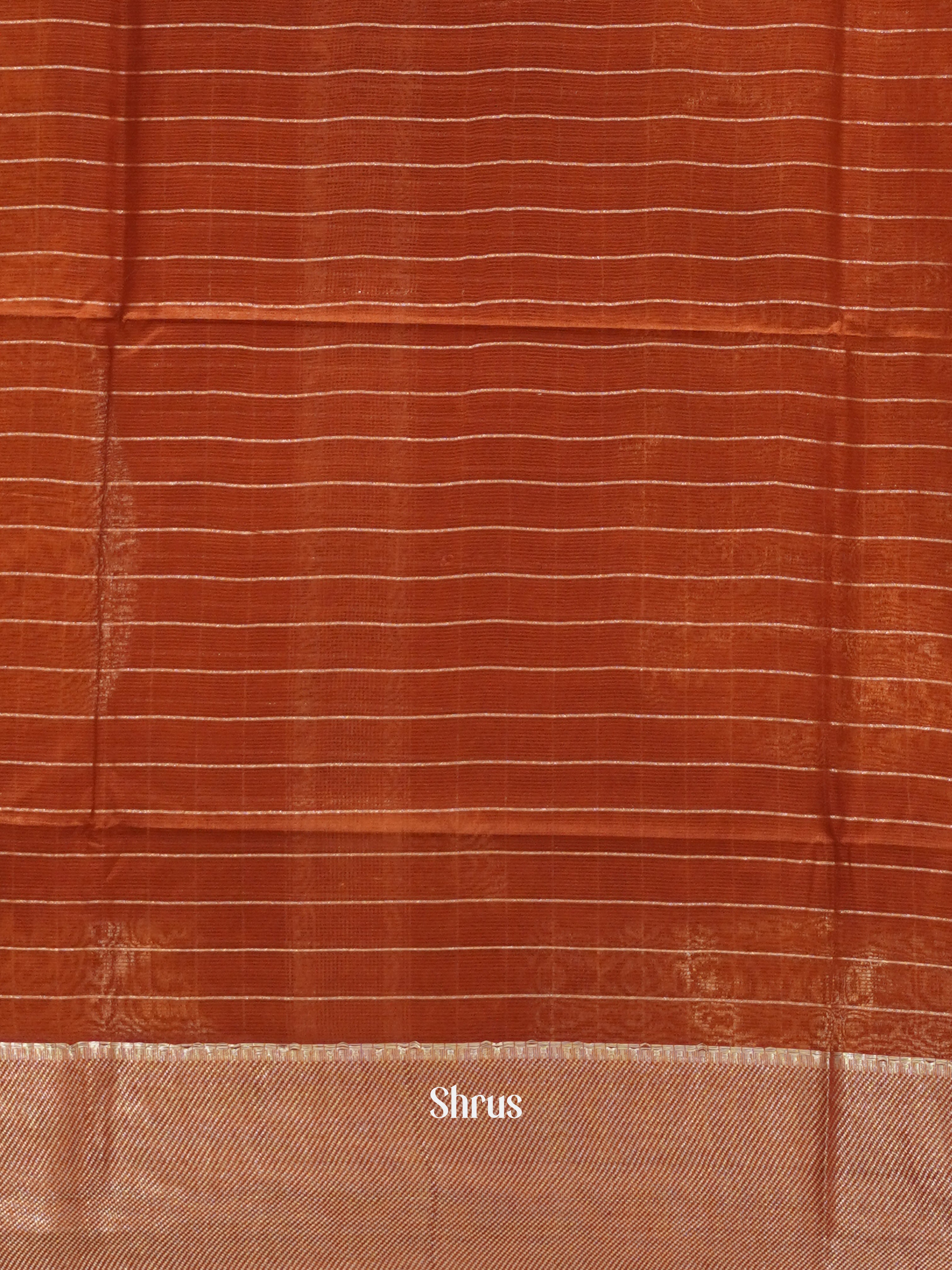 Brown (Single tone)- Semi Tussar Saree - Shop on ShrusEternity.com