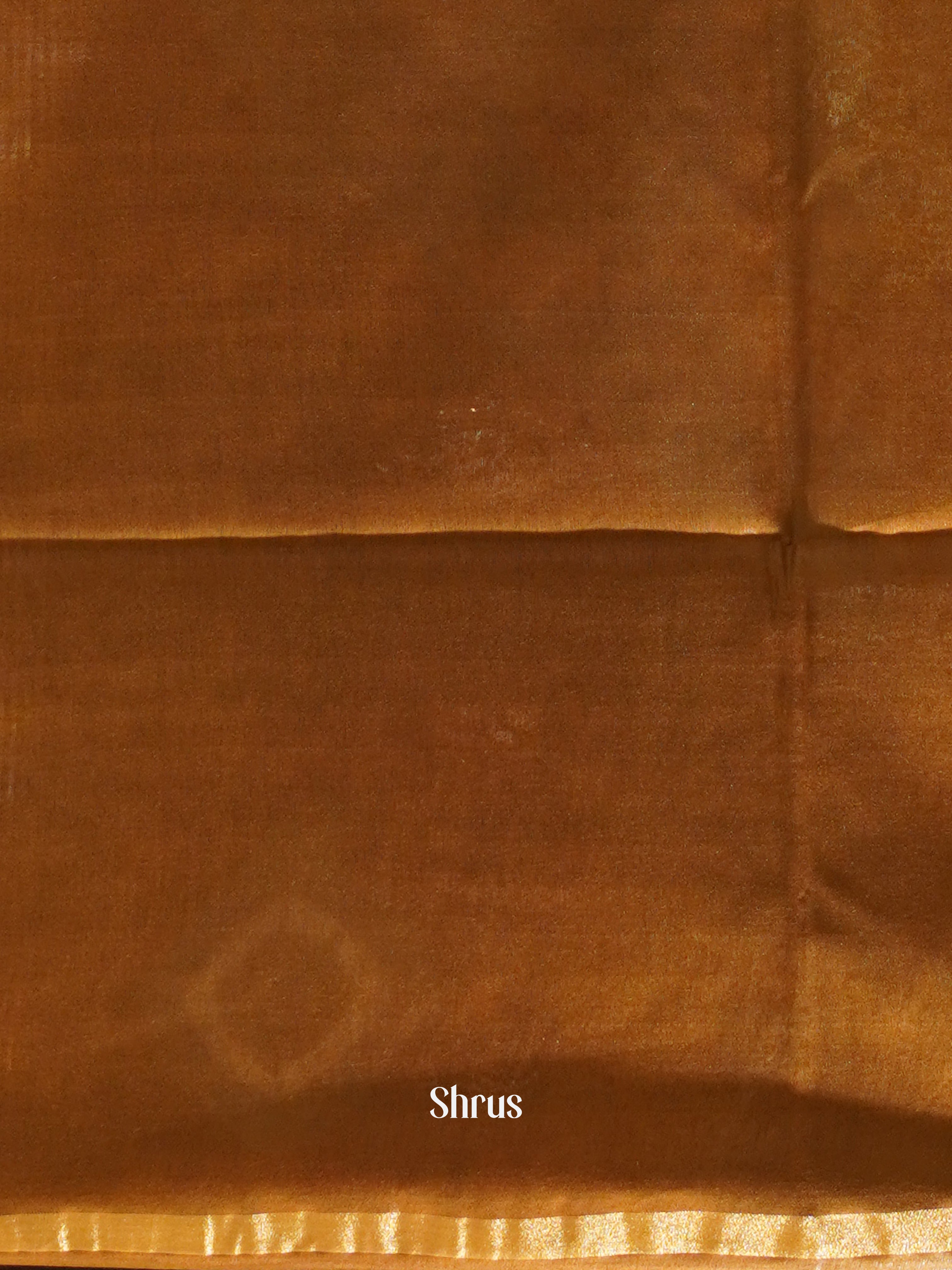 Brown & Grey - Shibori Saree