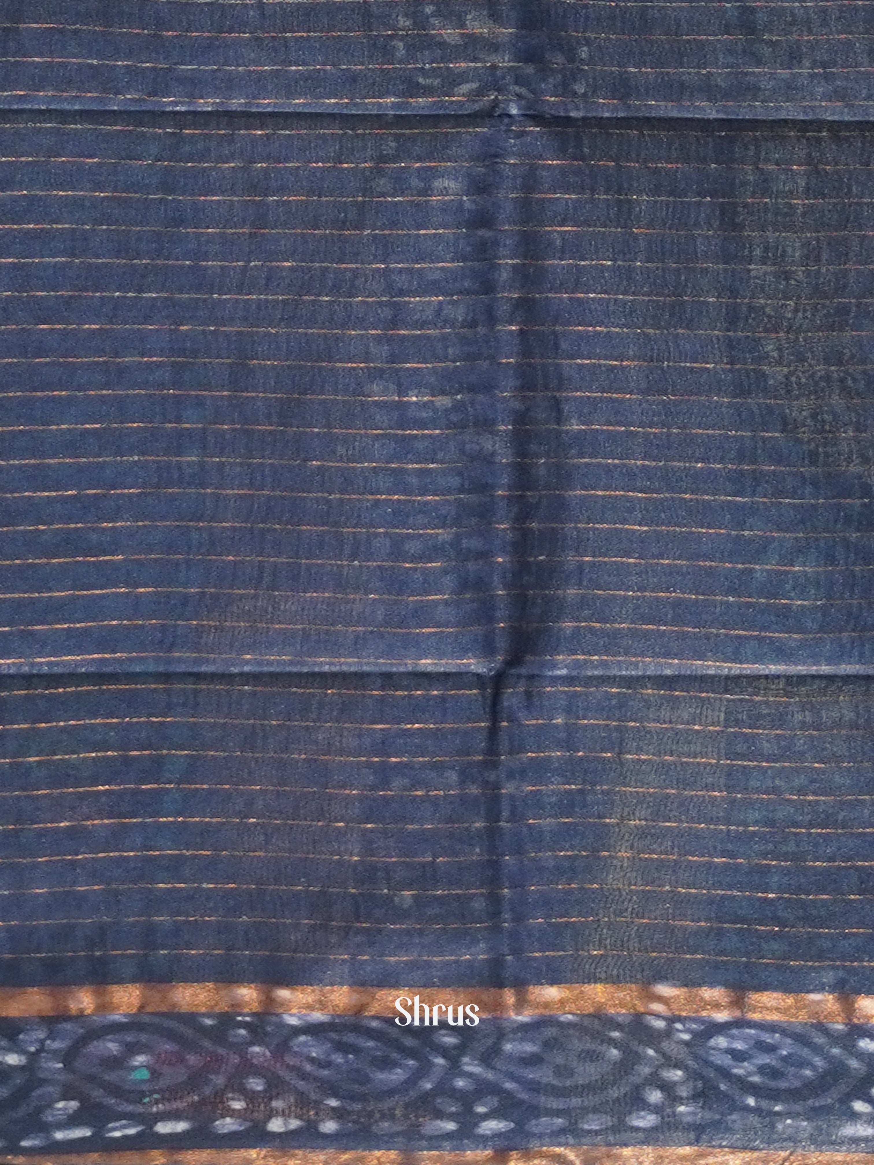 Blue - Bhatik Saree - Shop on ShrusEternity.com