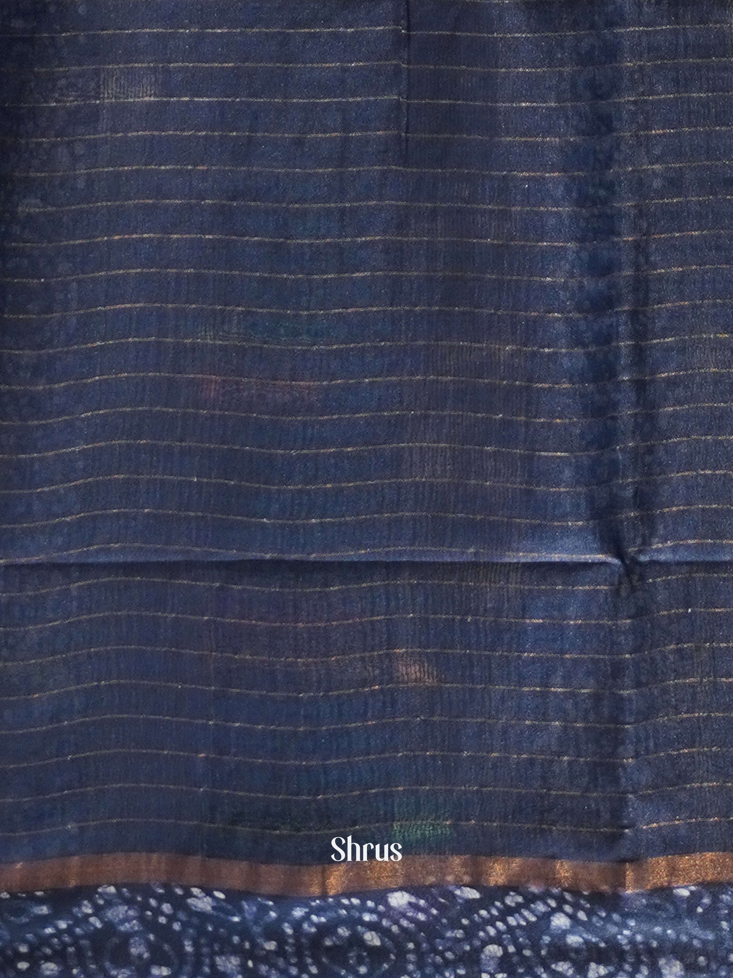 Blue - Bhatik Saree - Shop on ShrusEternity.com