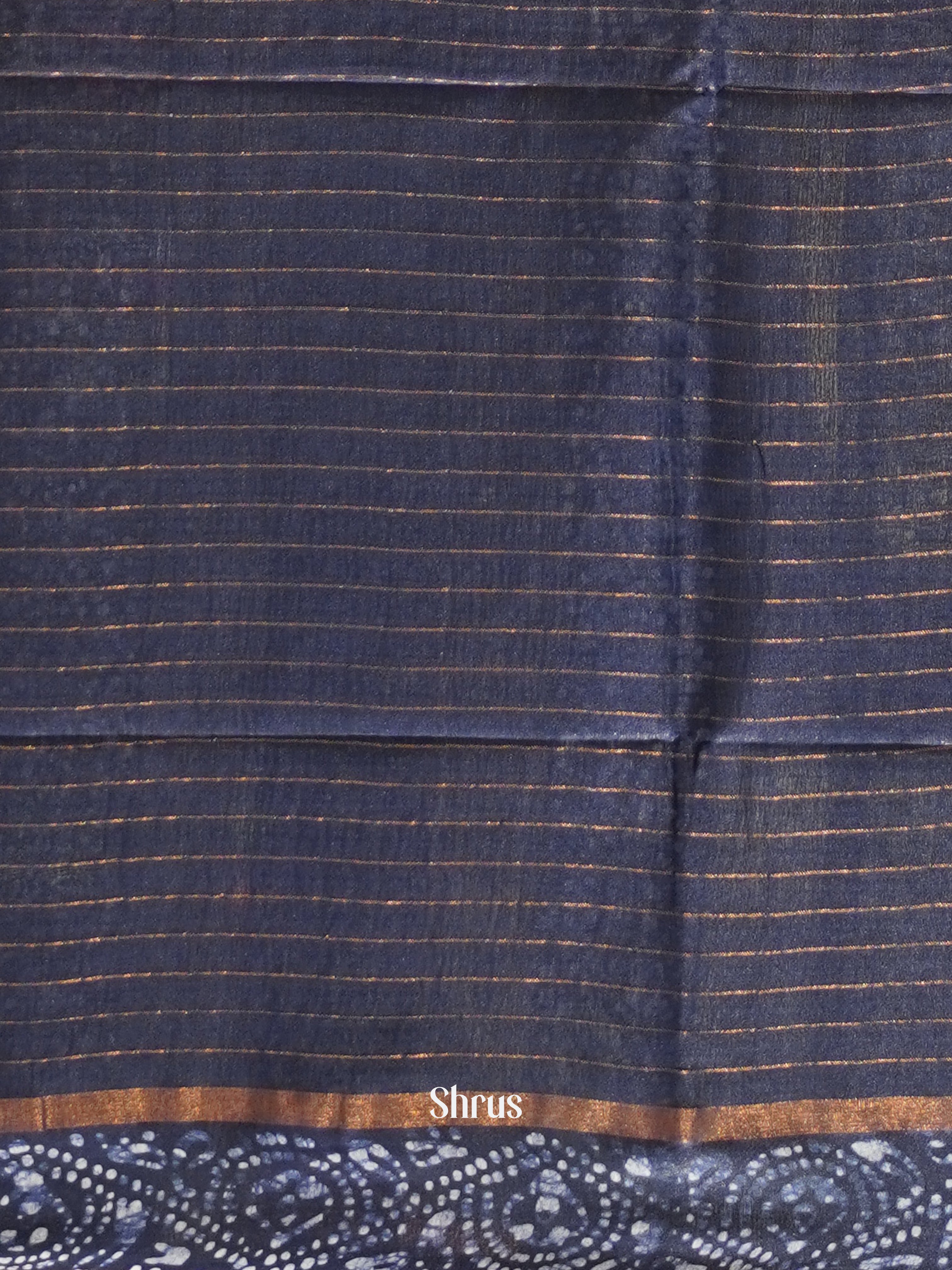 Blue - Bhatik Saree - Shop on ShrusEternity.com