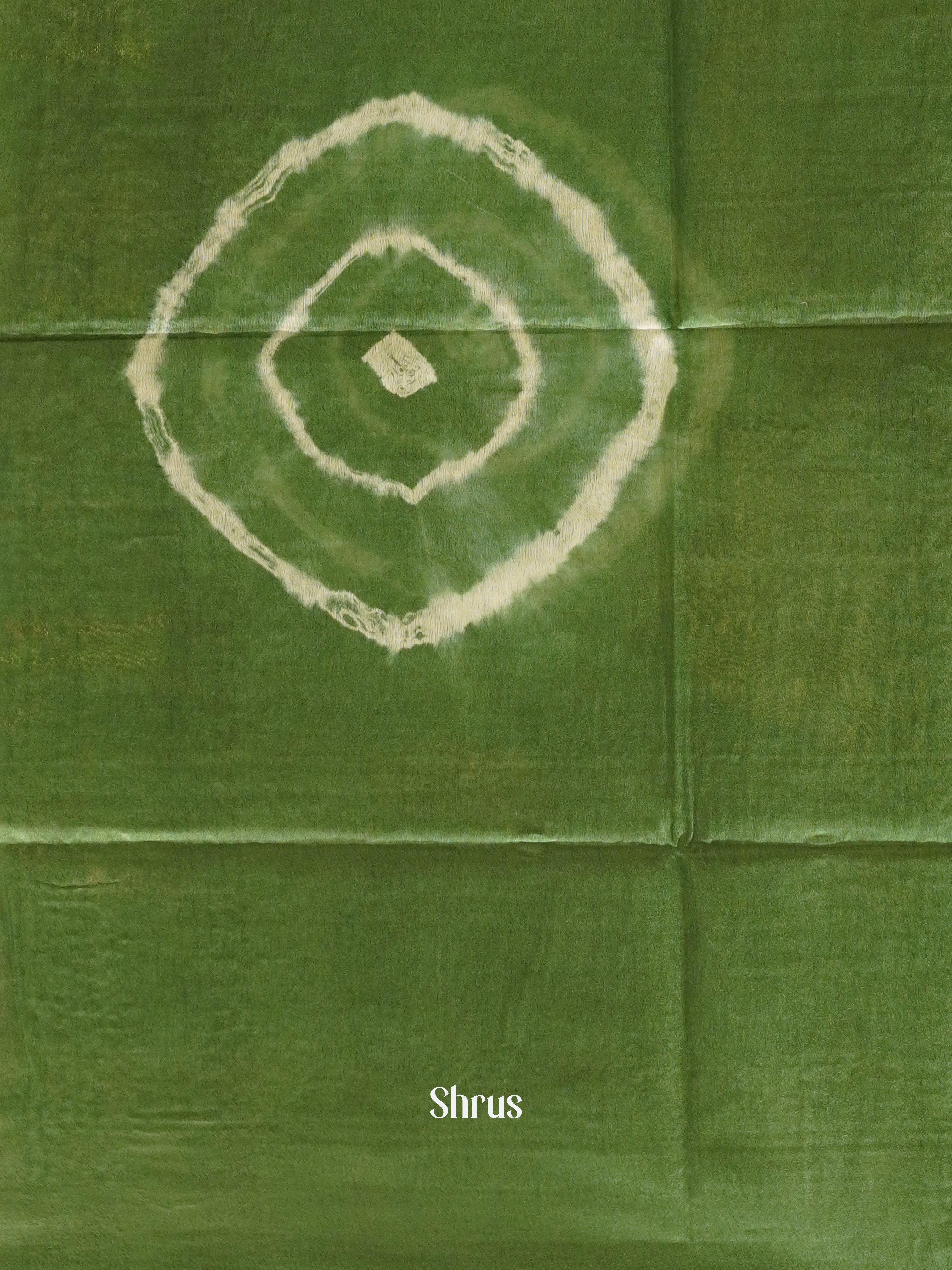 Brown & Green - Shibori Saree - Shop on ShrusEternity.com