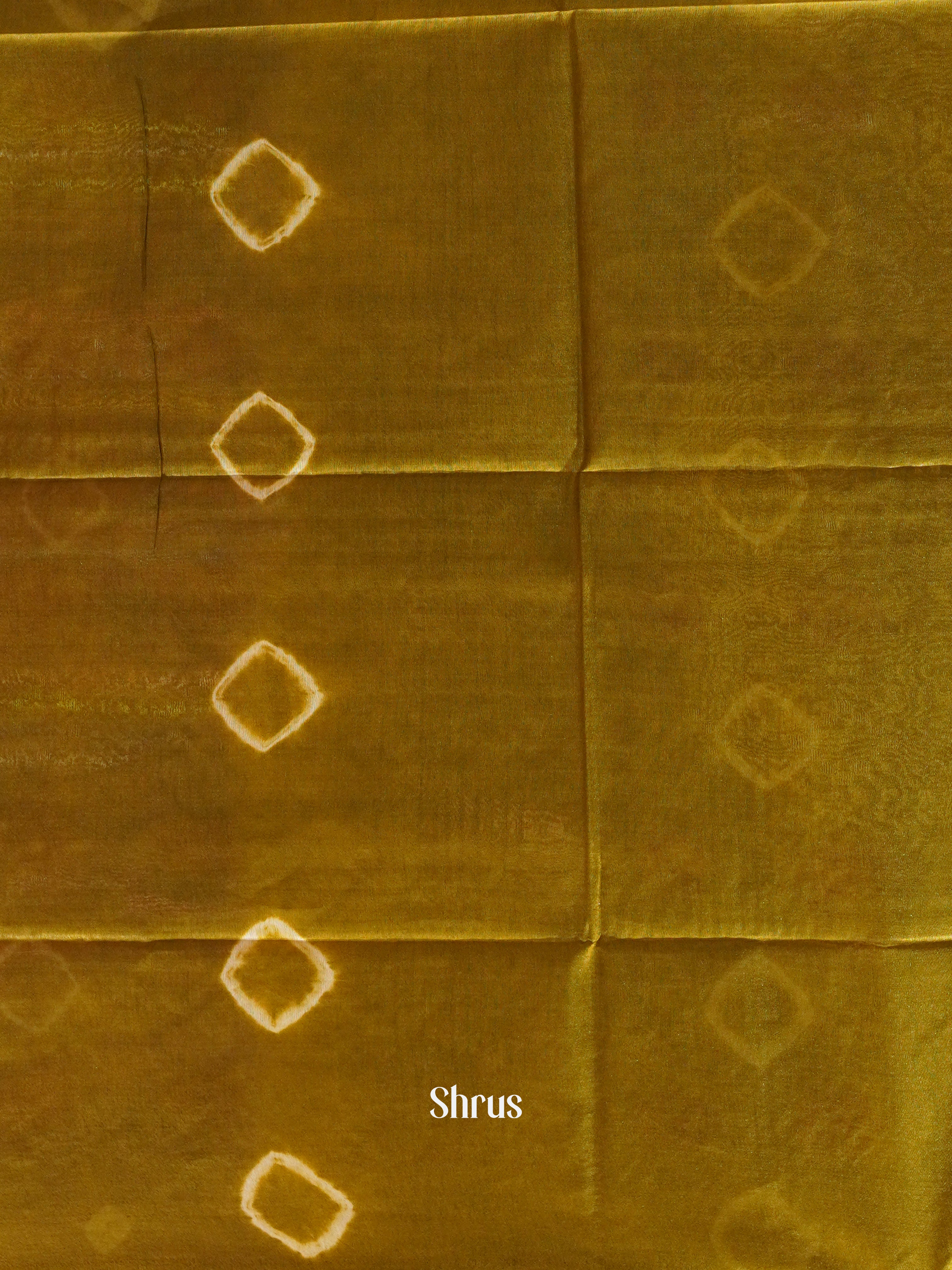 Brown & Green - Shibori Saree - Shop on ShrusEternity.com