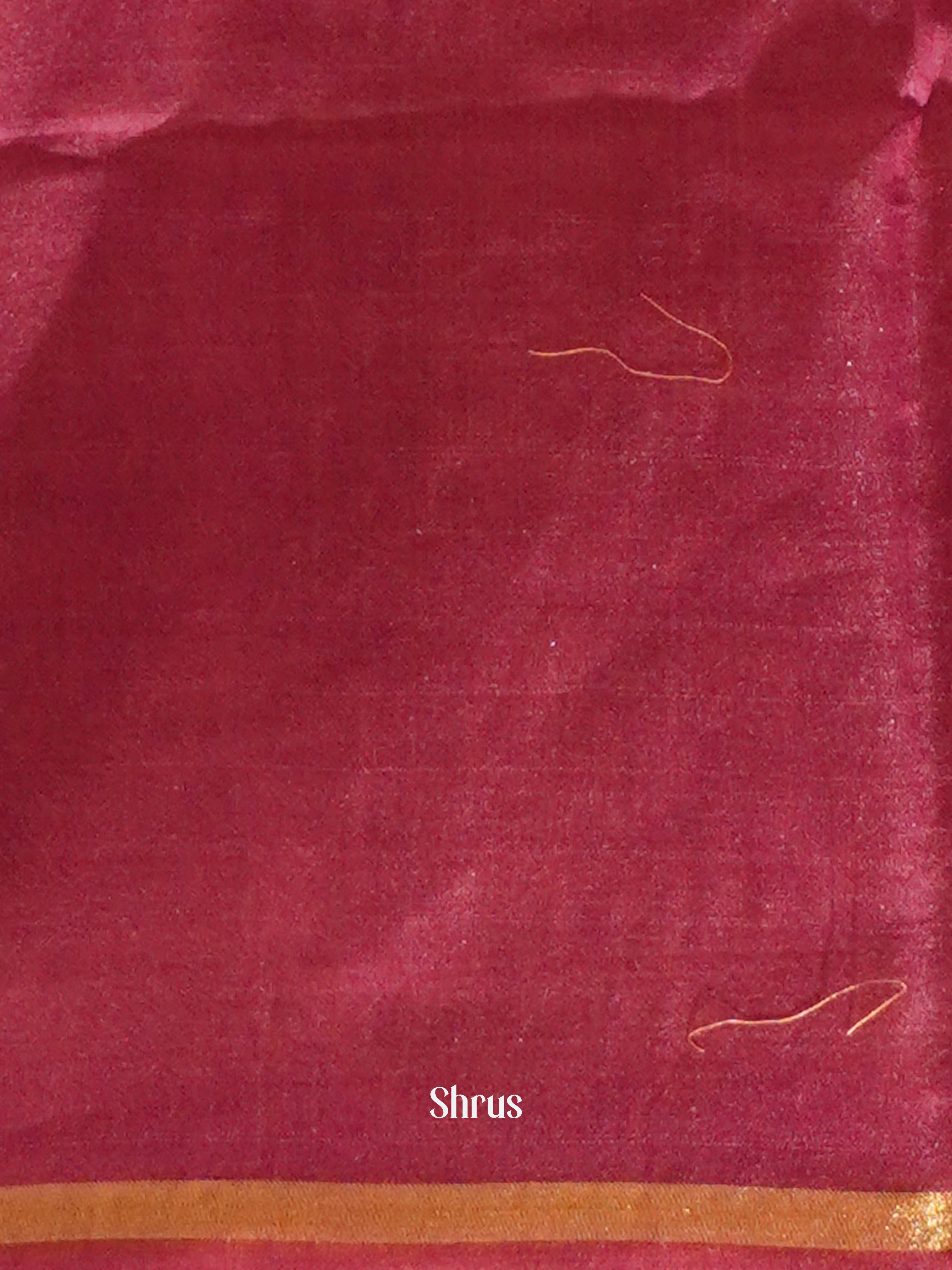 Baby Pink & Pink - Semi Tussar Saree - Shop on ShrusEternity.com