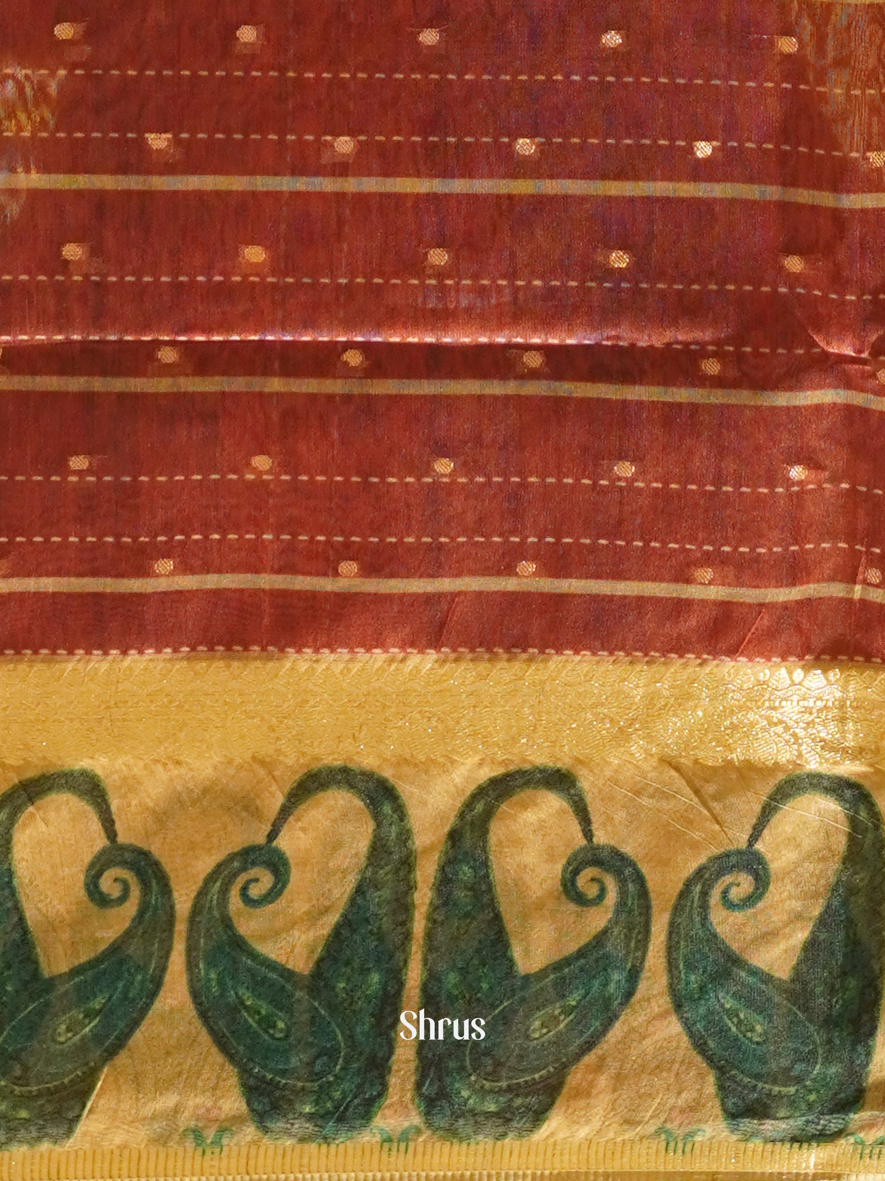 CES03338 - Semi Tussar Saree - Shop on ShrusEternity.com