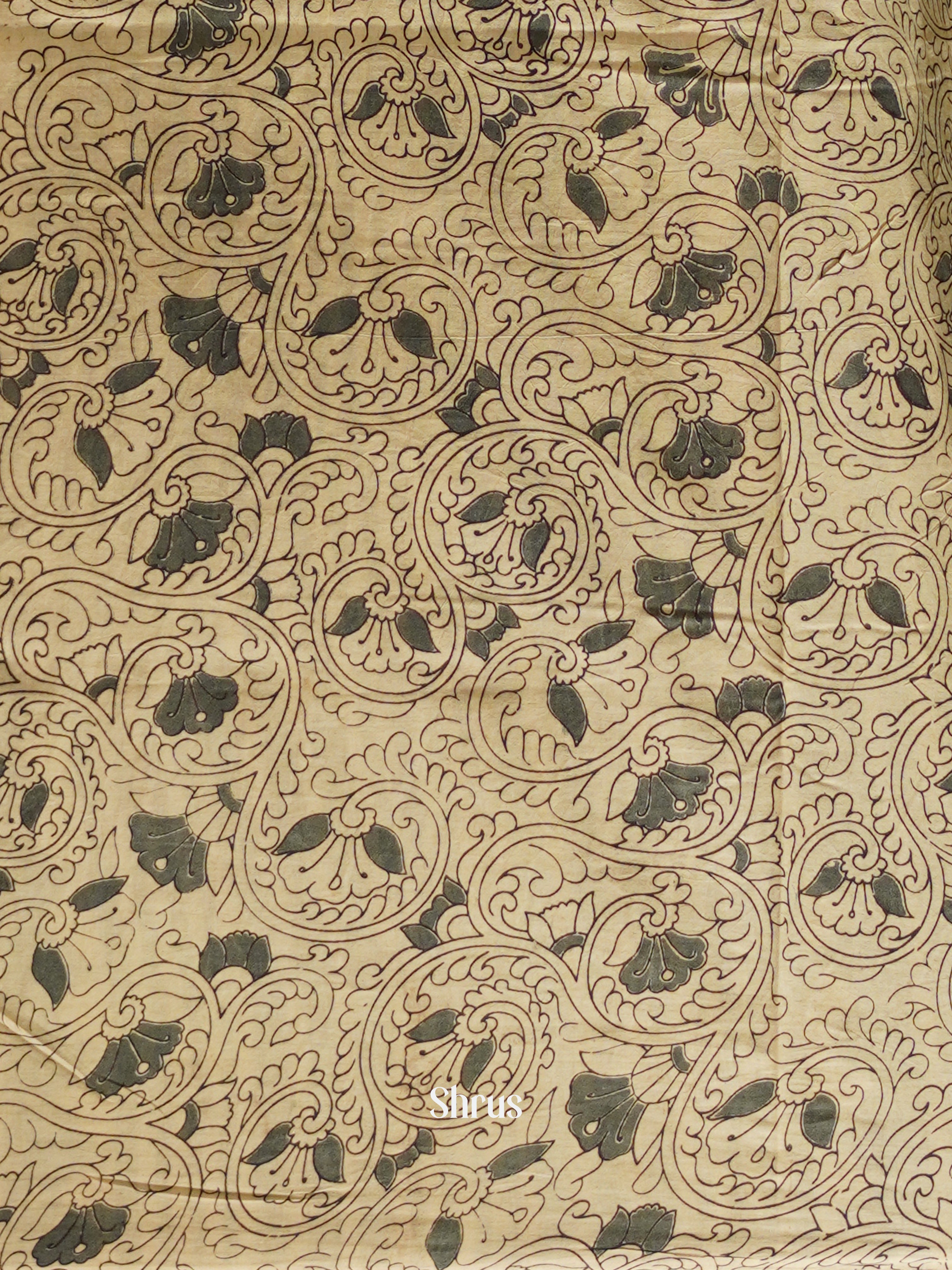 CES04126 - Kalamkari cotton Saree - Shop on ShrusEternity.com