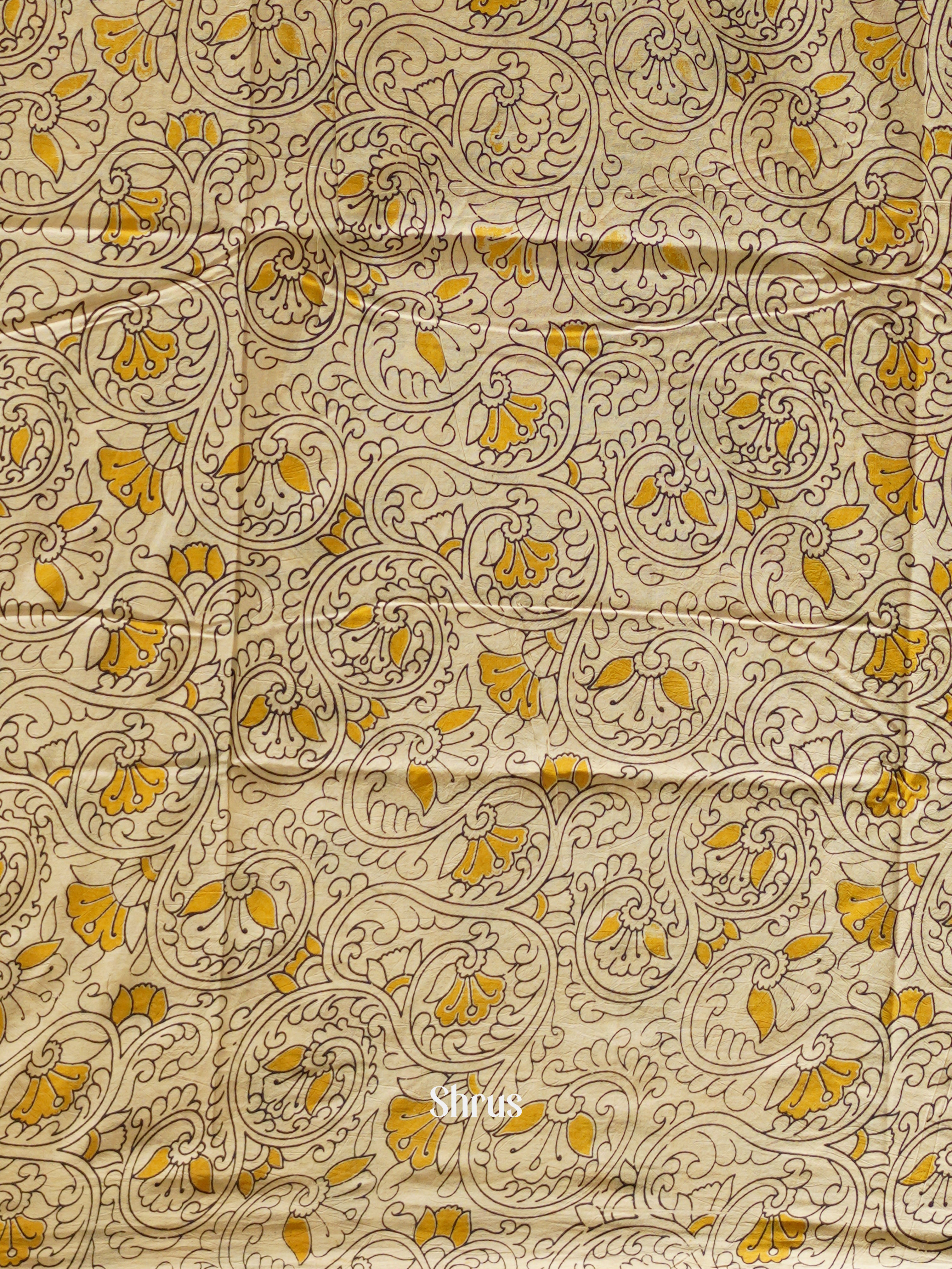 CES04133 - Kalamkari cotton Saree - Shop on ShrusEternity.com