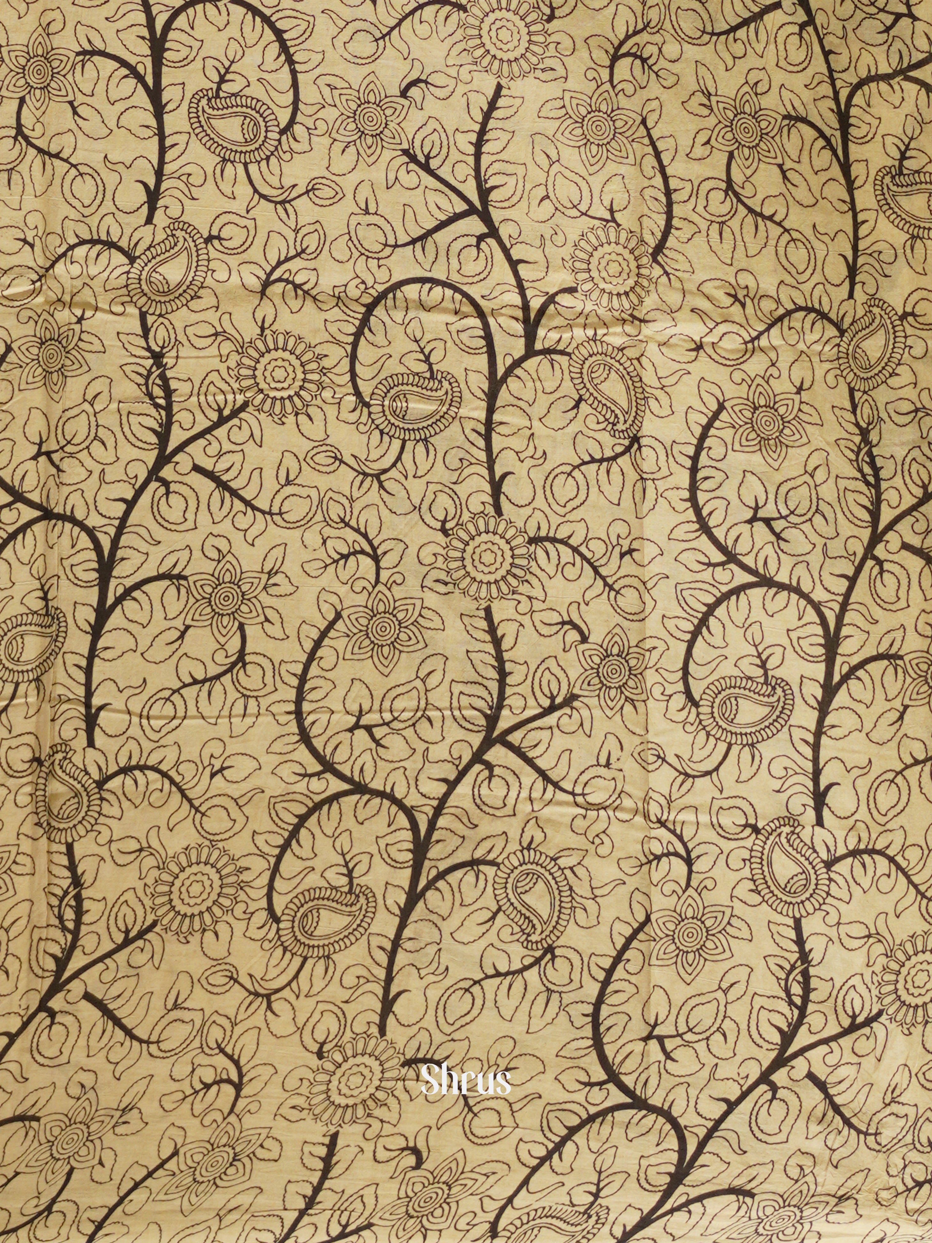 CES04141 - Kalamkari cotton Saree - Shop on ShrusEternity.com