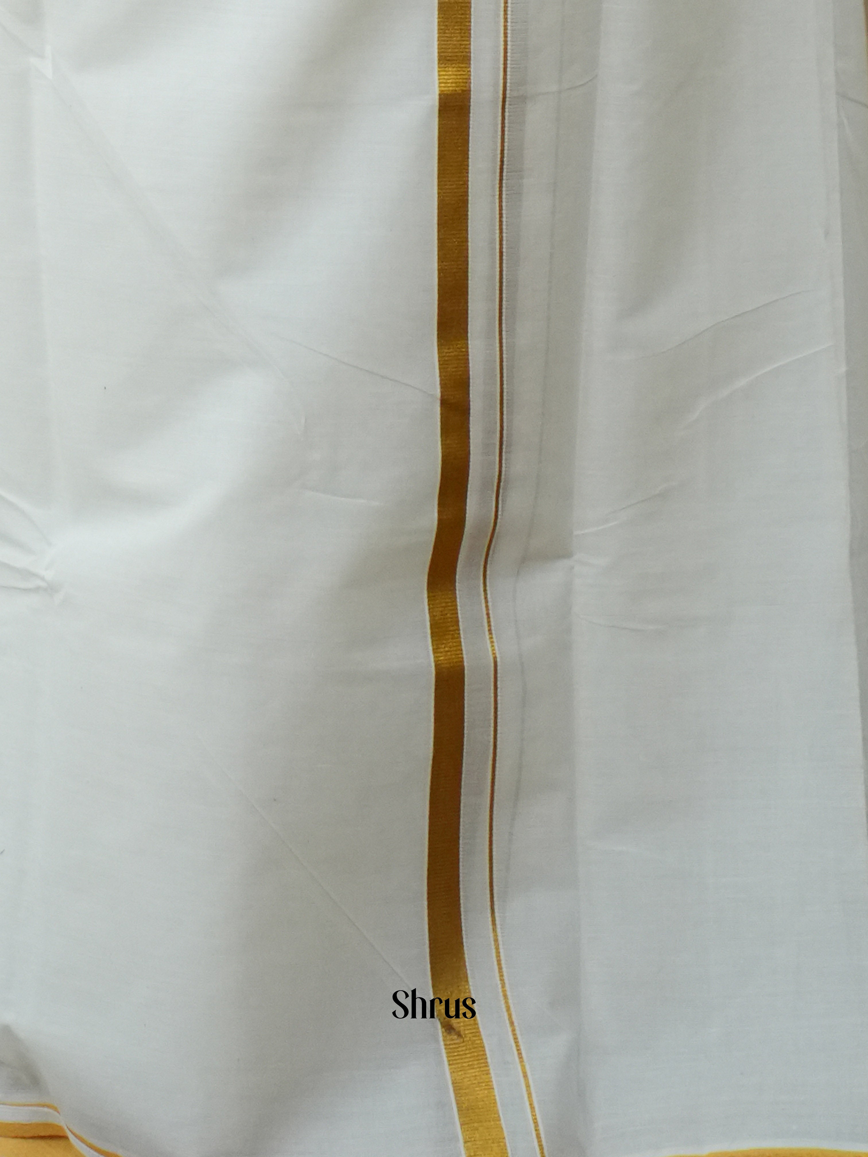 White & Gold - Dhoti - Shop on ShrusEternity.com